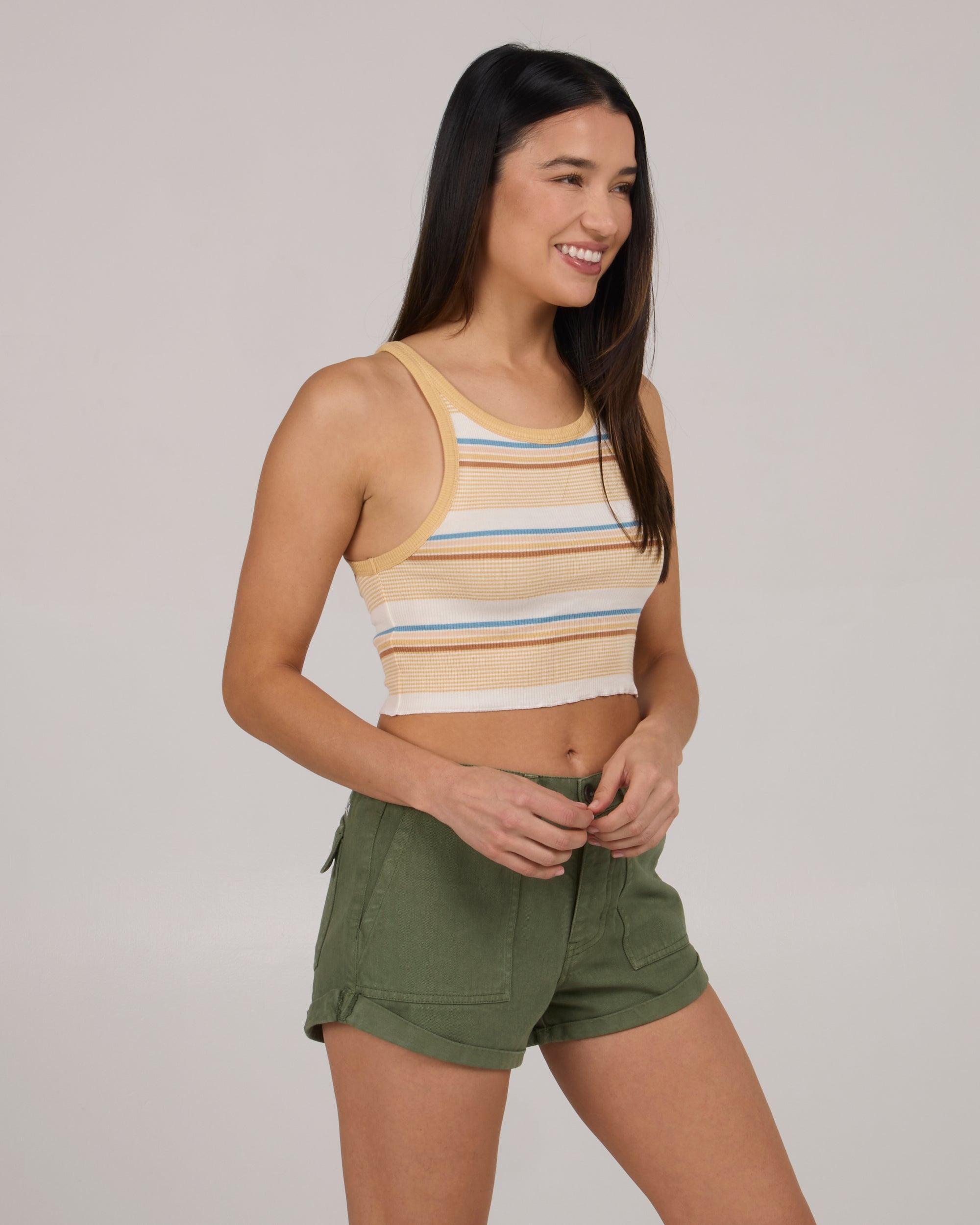 Layover Tank - Dusty Gold Female Product Image
