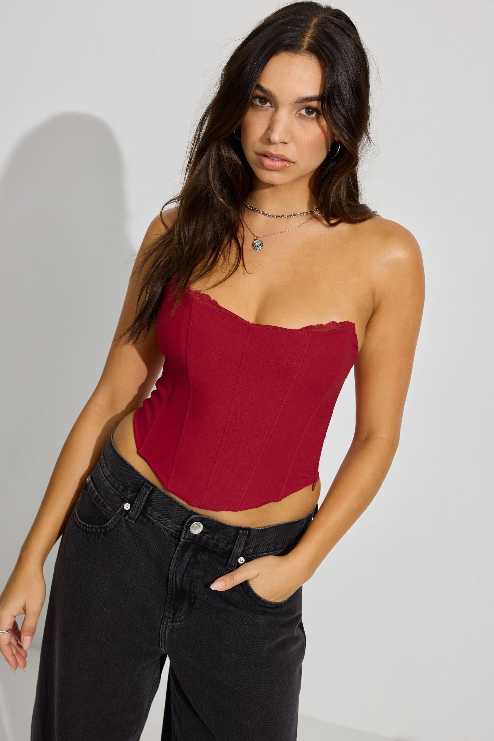 Crochet Drop Waist Mini Skirt Product Image