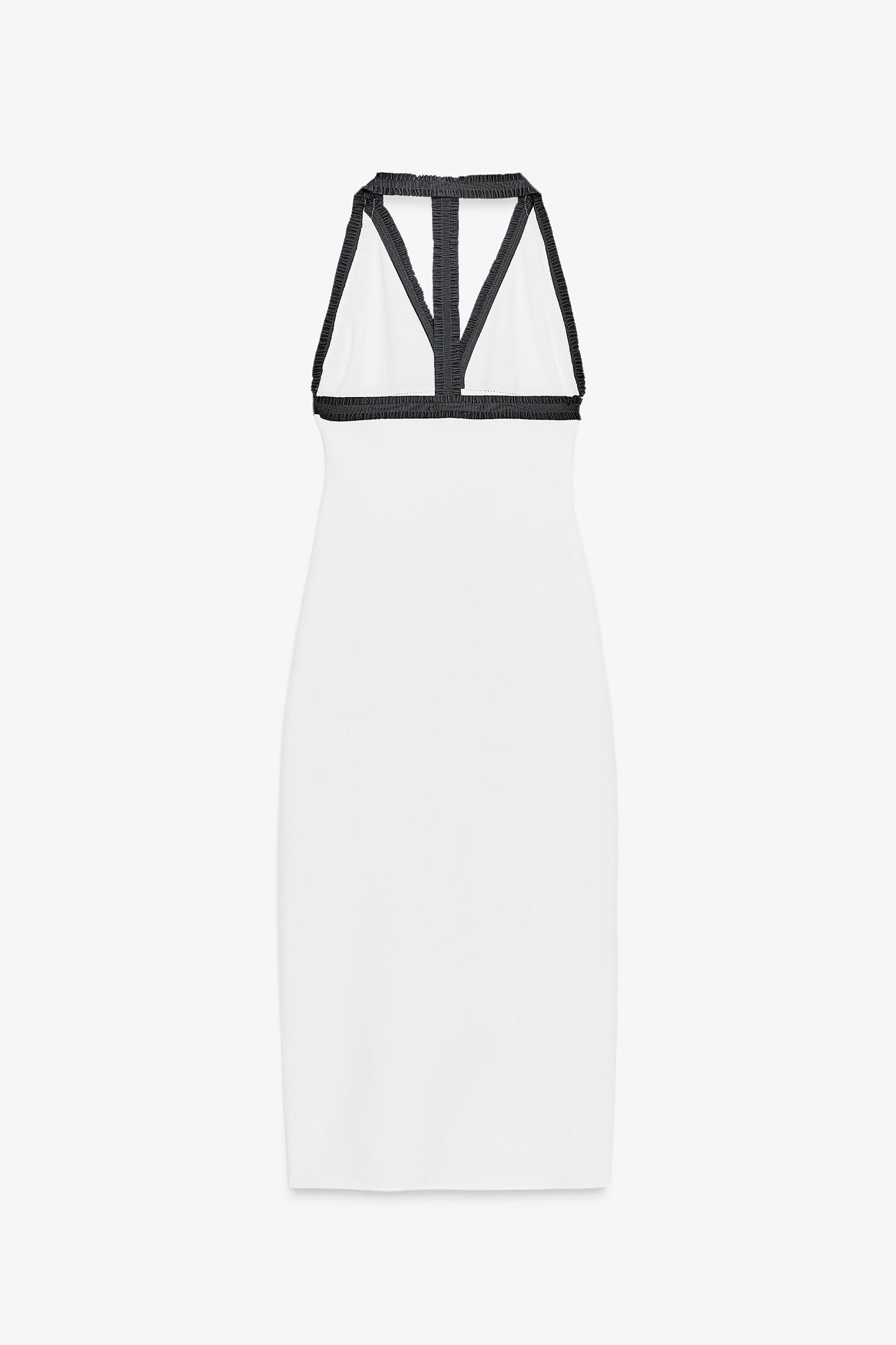 HALTER STRETCH CONTOURING DRESS Product Image