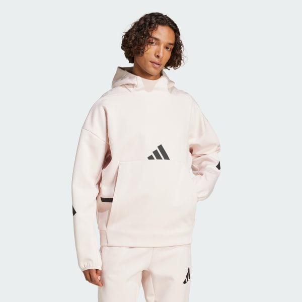 adidas Z.N.E. Hoodie Medium Grey Heather S Mens Product Image