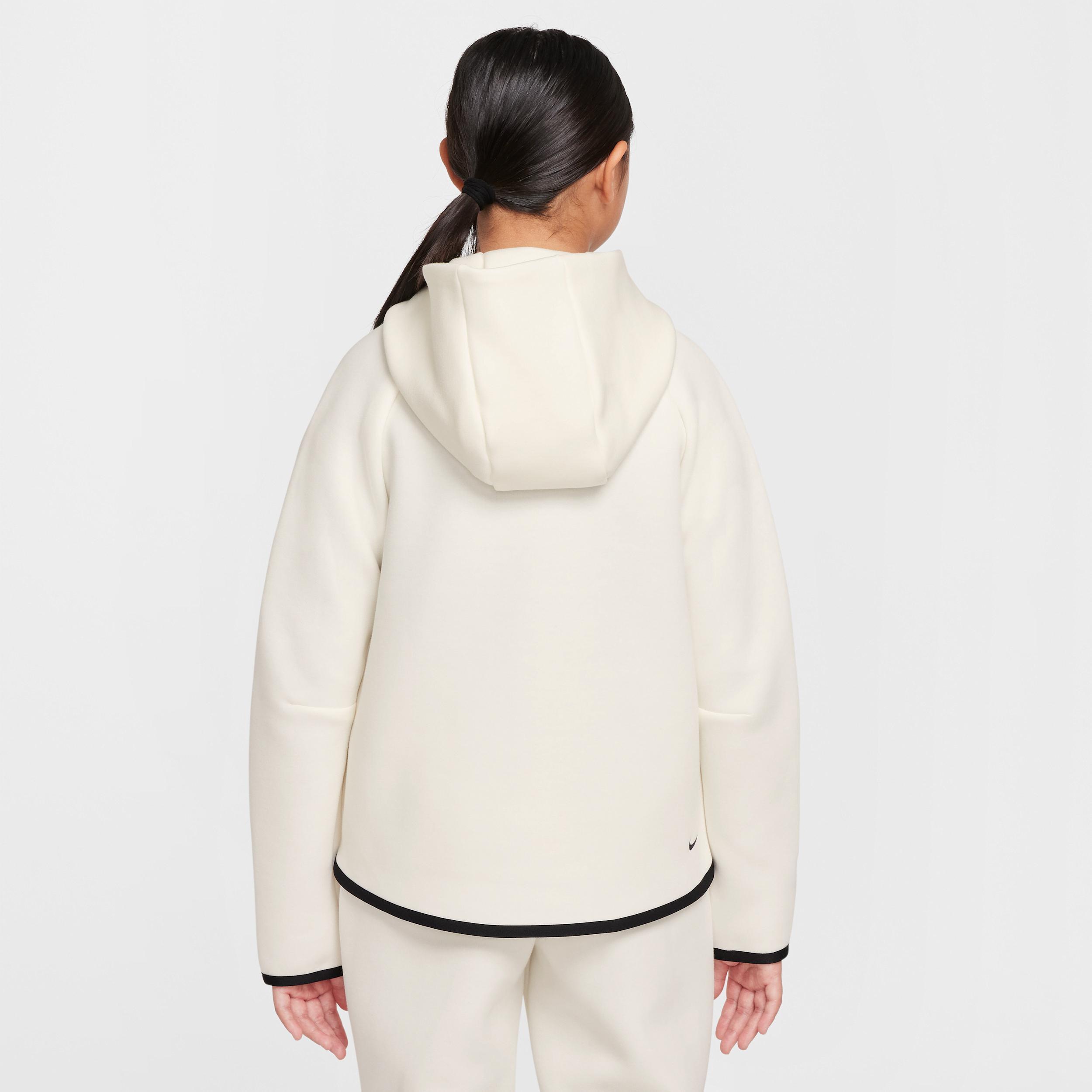 Unisex Nike Sportswear Tech Fleece Girls' Full-Zip Hoodie Product Image