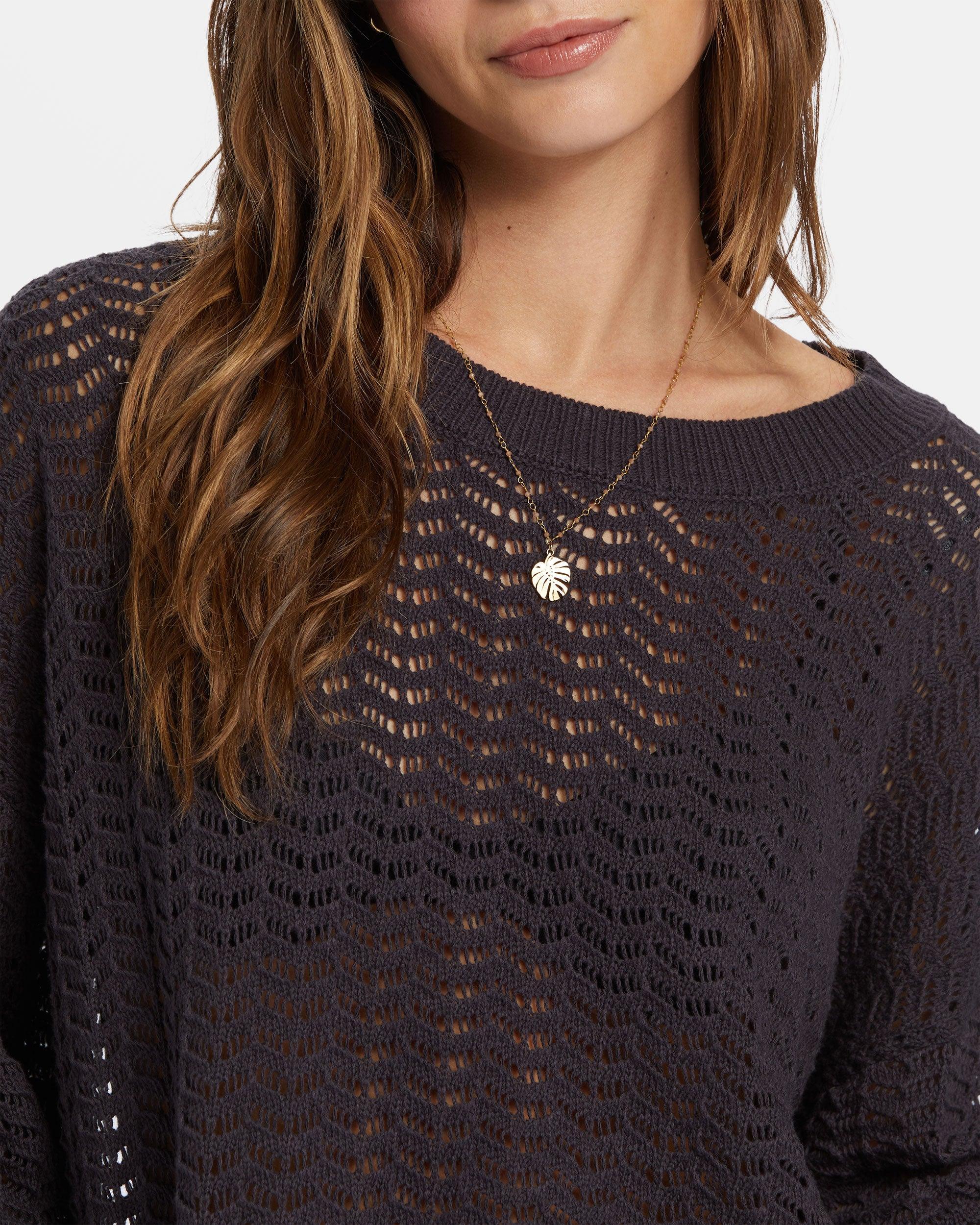 Sunlit Pullover Sweater - Black Sands Female Product Image