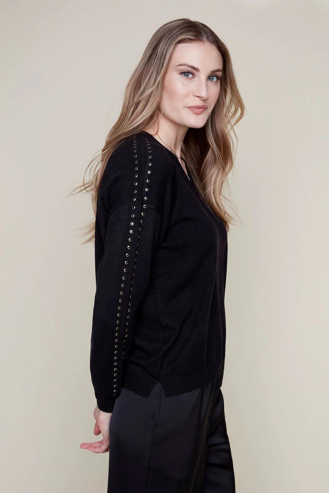 Sweater with Studs Product Image