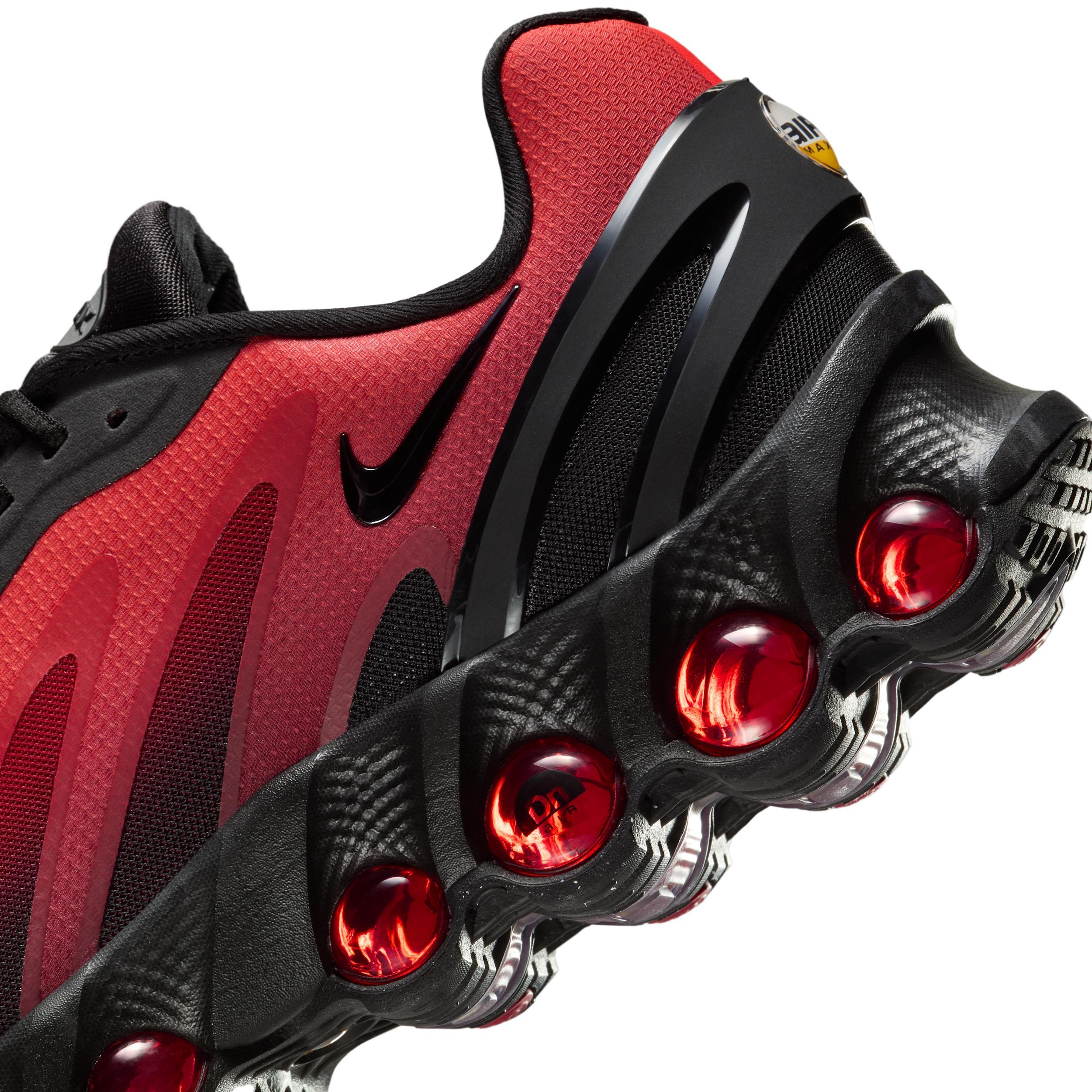 Nike Mens Air Max Dn8 Casual Shoes in Black/Gym Red/Bright Crimson Product Image