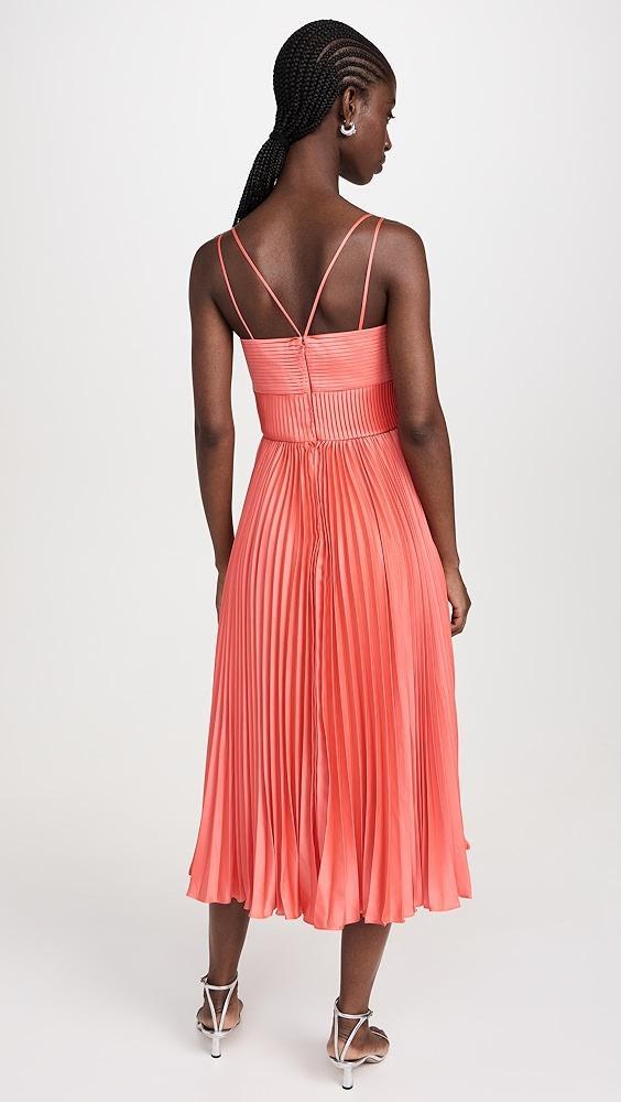 AMUR Krisley Pleated Midi Dress | Shopbop Product Image