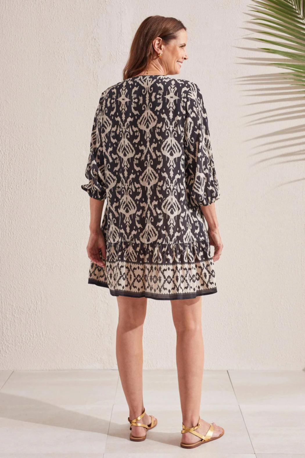Ikat Tier Dress Product Image