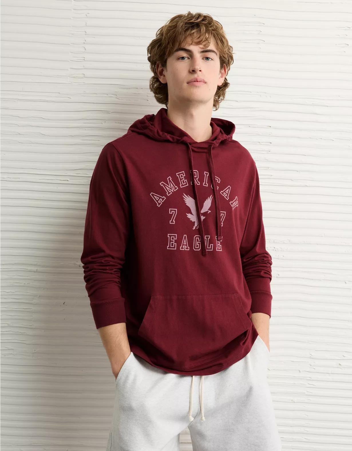 AE Icon Logo Graphic Hoodie T-Shirt Product Image