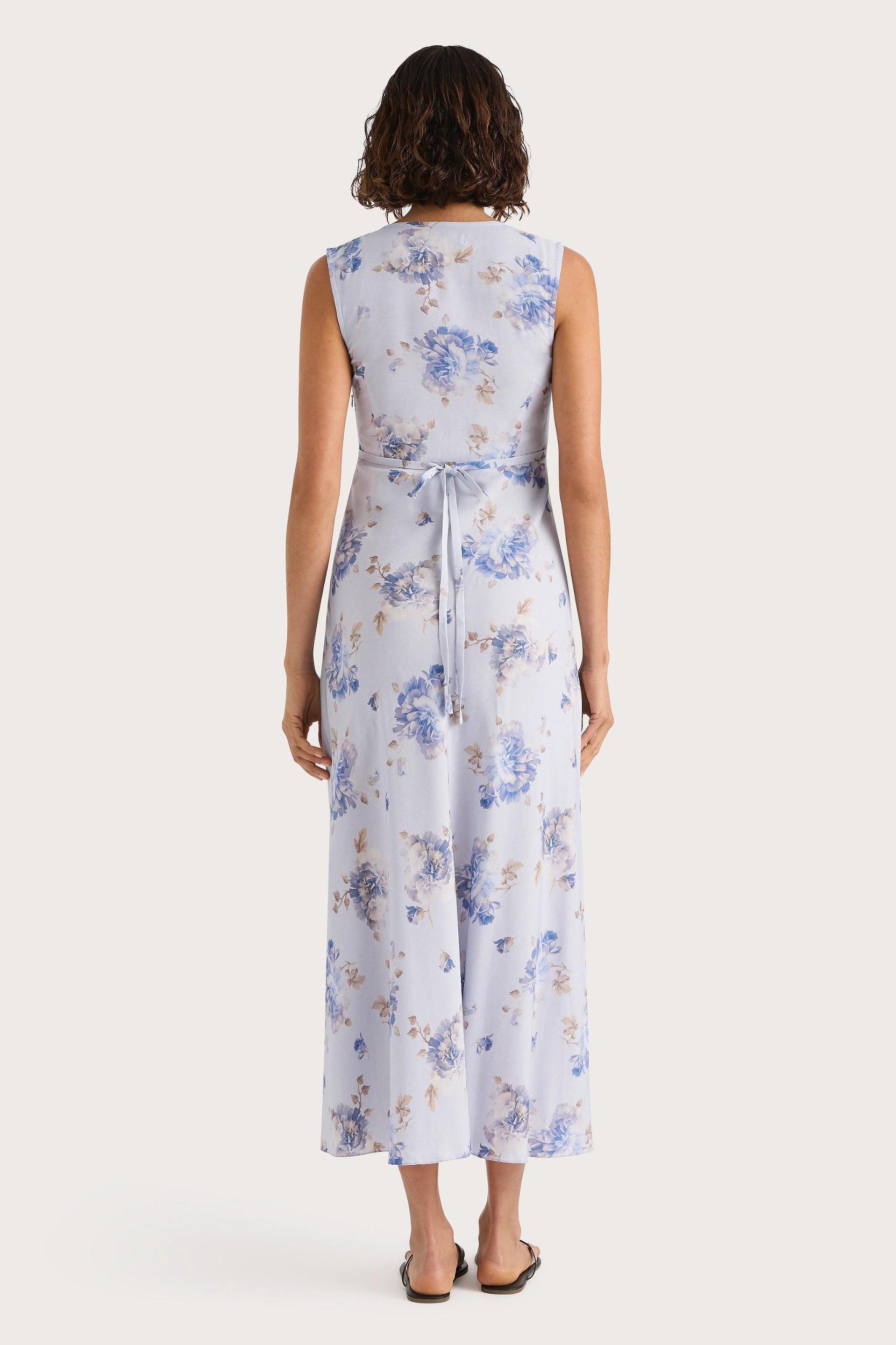 Josephine Maxi Dress Leona Floral Lilac Product Image