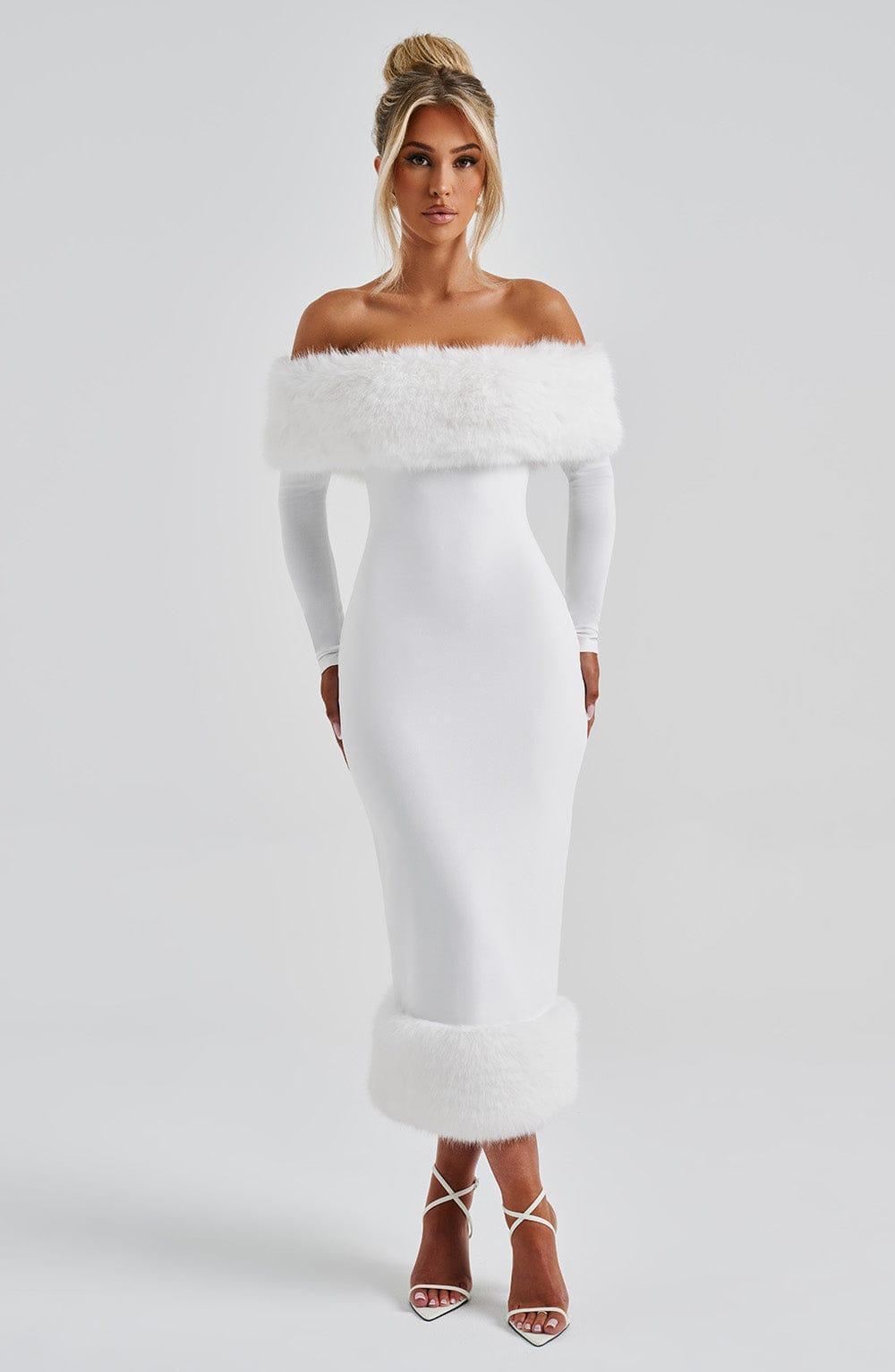 Vittoria Midi Dress - Ivory Product Image