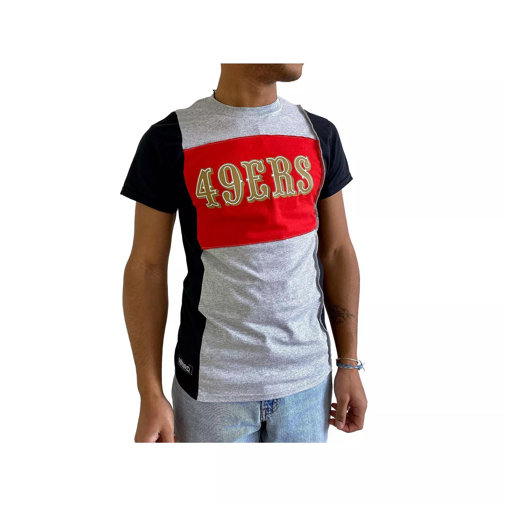 Men's Refried Apparel Heather Gray San Francisco 49ers Sustainable Split T-Shirt, Size: XL, Grey Product Image