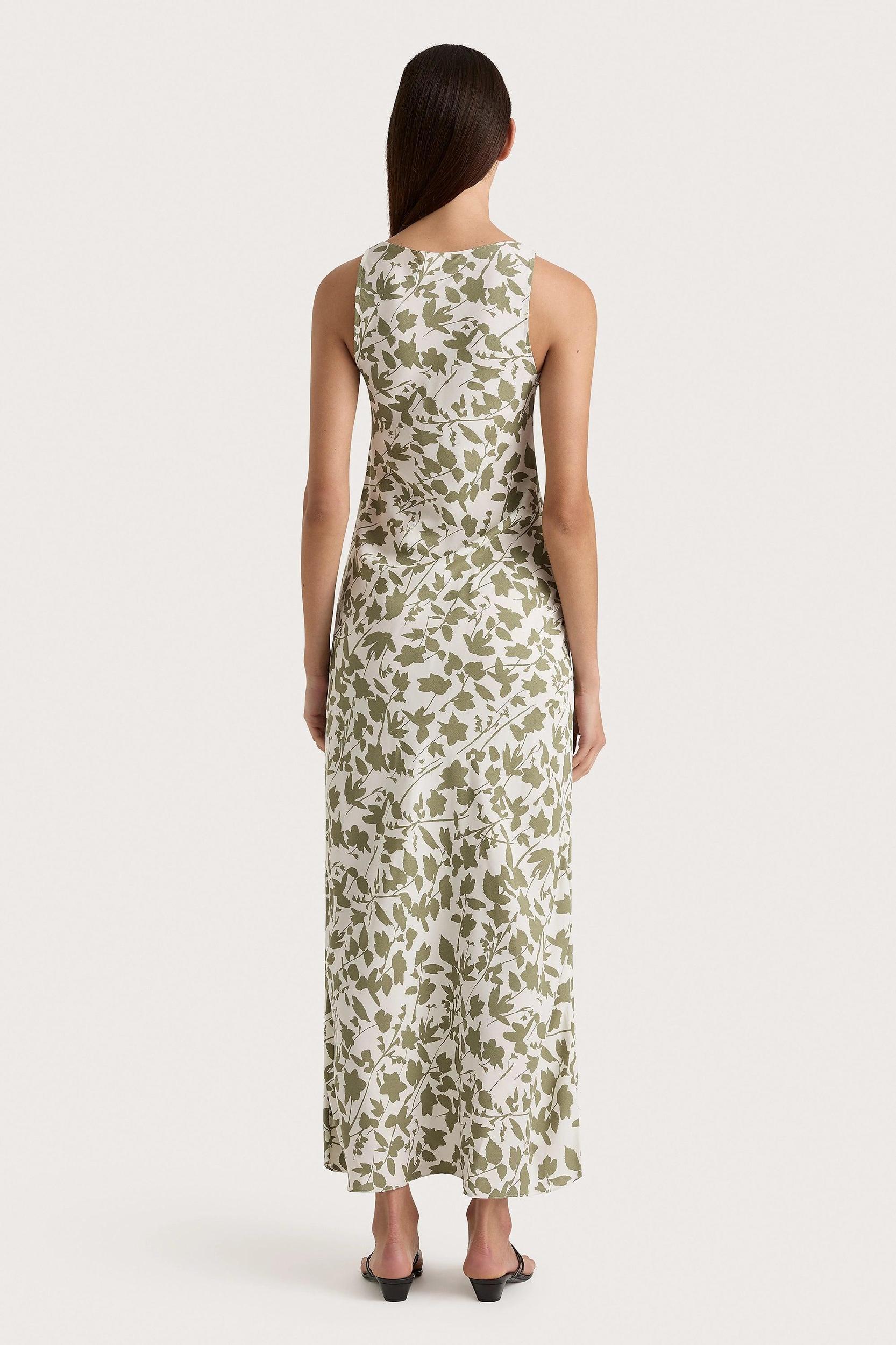 Silya Maxi Dress Poplar Sage Product Image