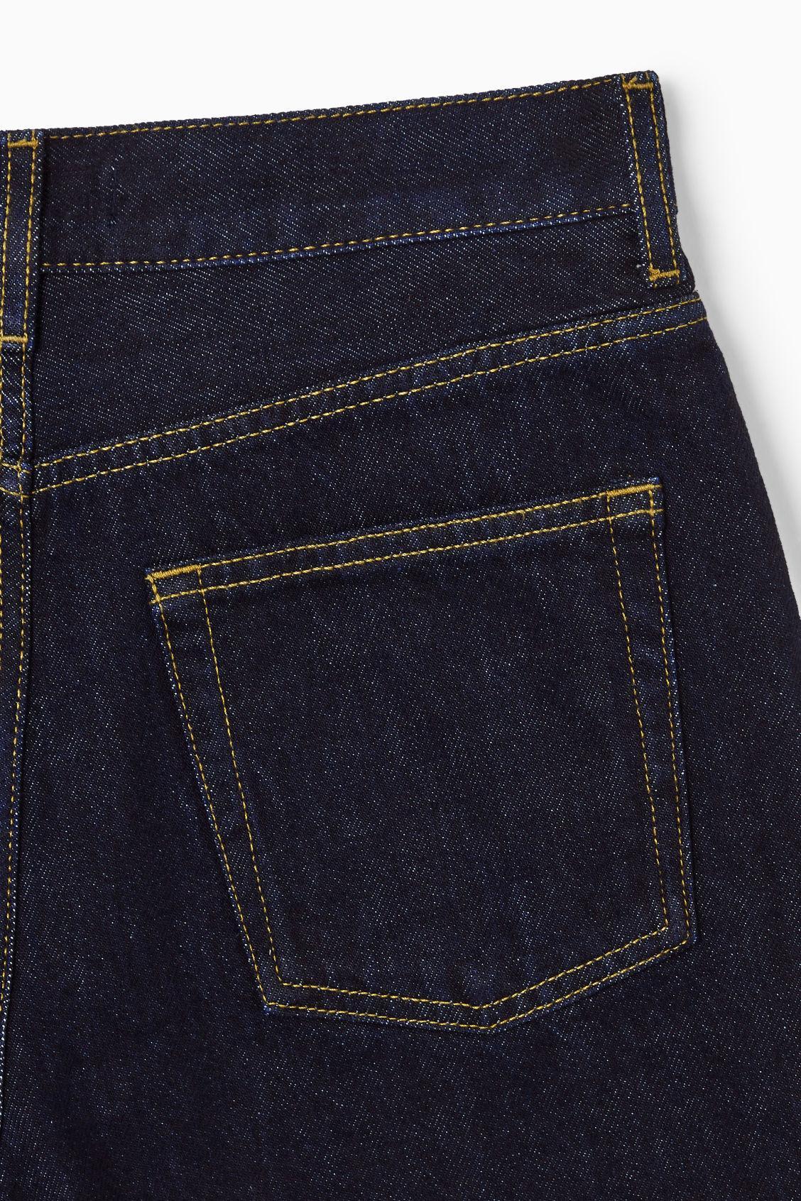 HIGH-RISE DENIM SHORTS Product Image