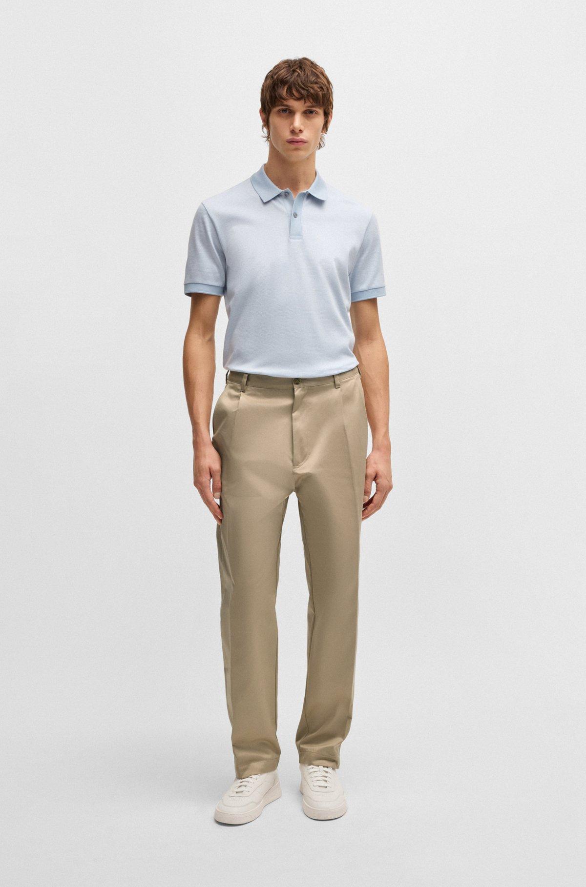 Relaxed-fit trousers in cotton twill Product Image