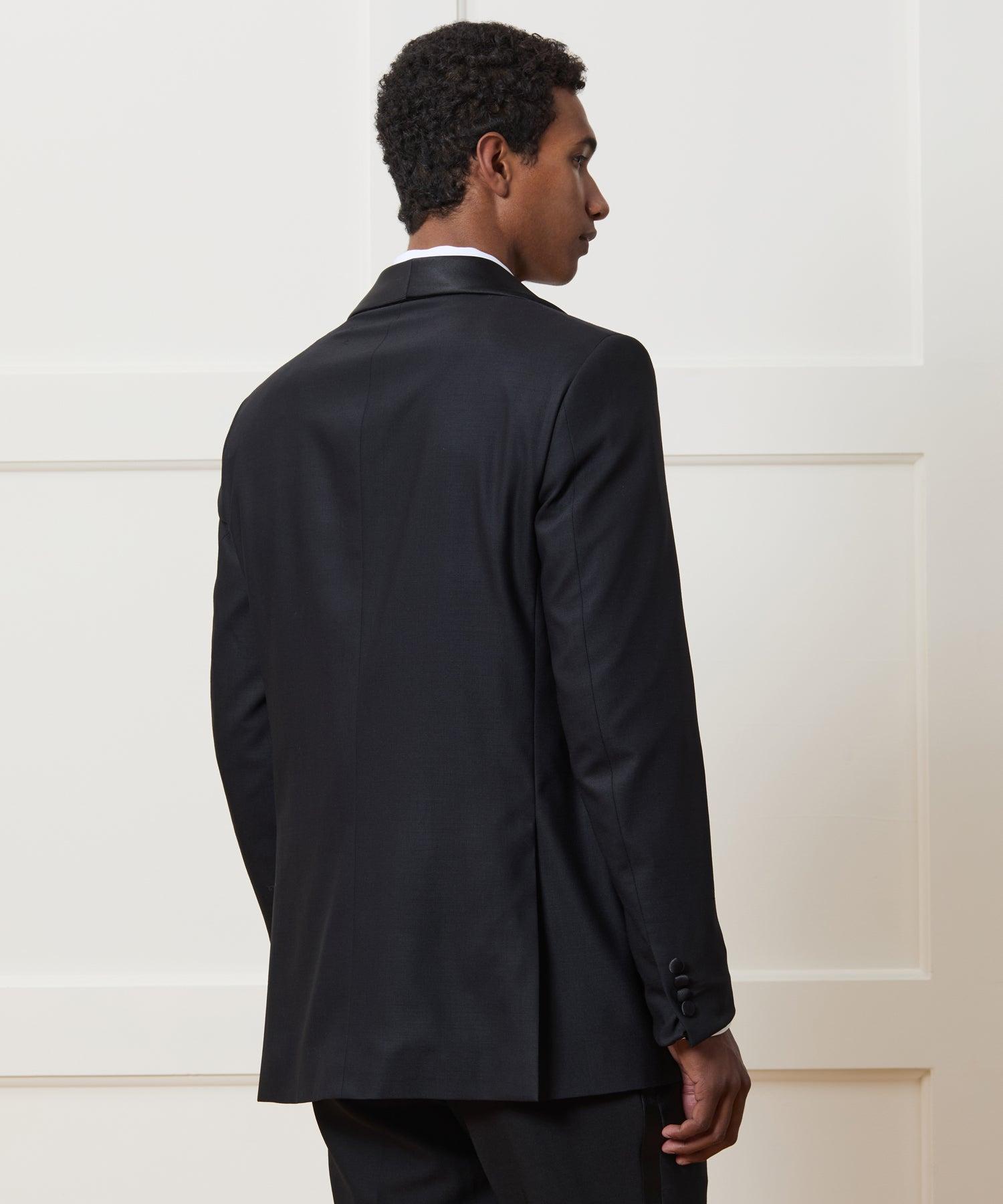Slim Italian Wool Shawl Collar Tuxedo Product Image
