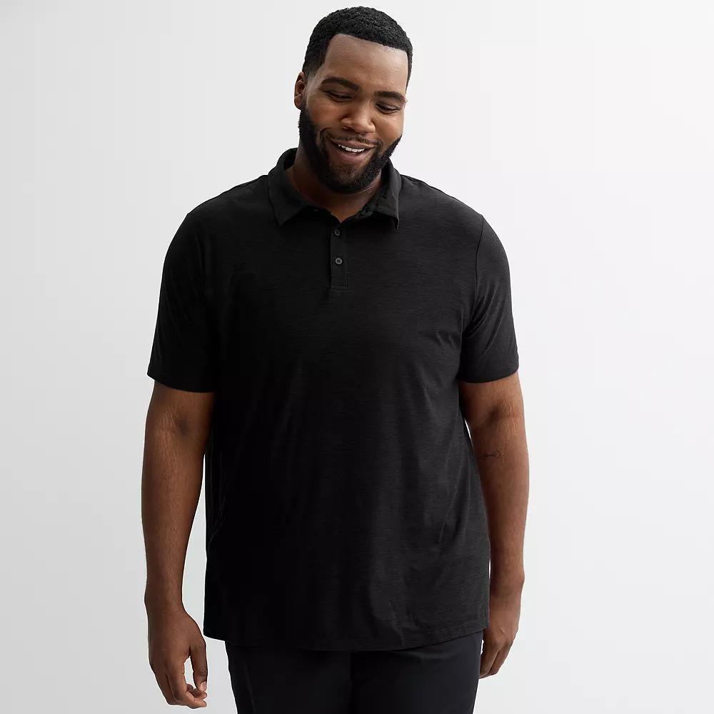 Big & Tall FLX Wander Polo, Men's, Size: Large Tall, Black Product Image