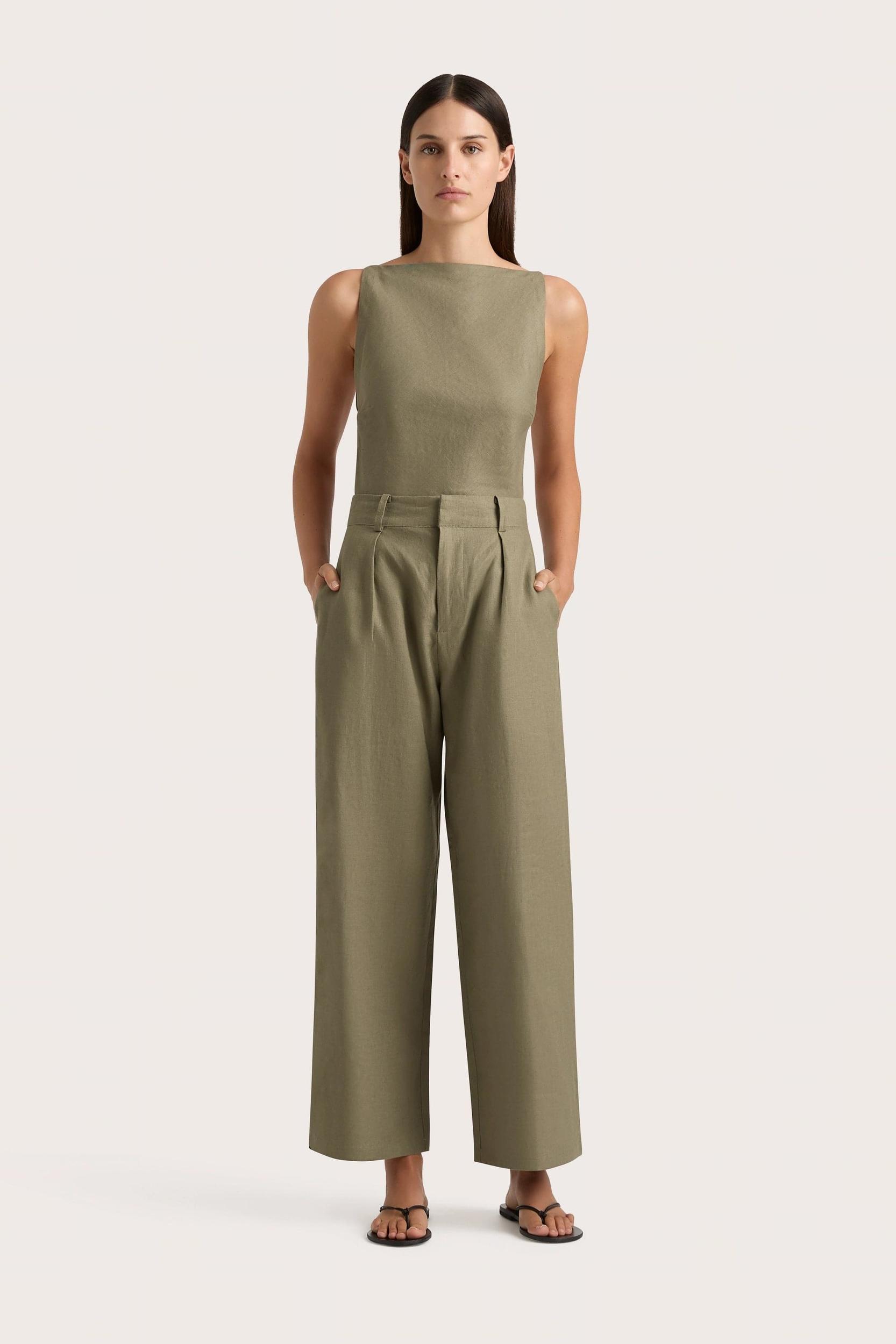 Antibes Top Khaki - Final Sale Product Image