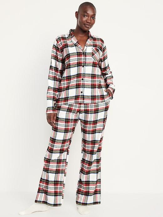 Flannel Pajama Set for Women Product Image