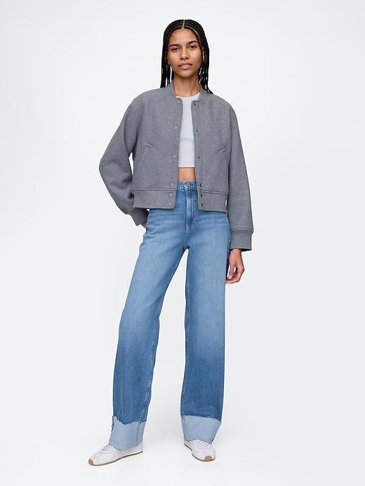 Mid Rise Corduroy '90s Loose Cargo Pants Product Image