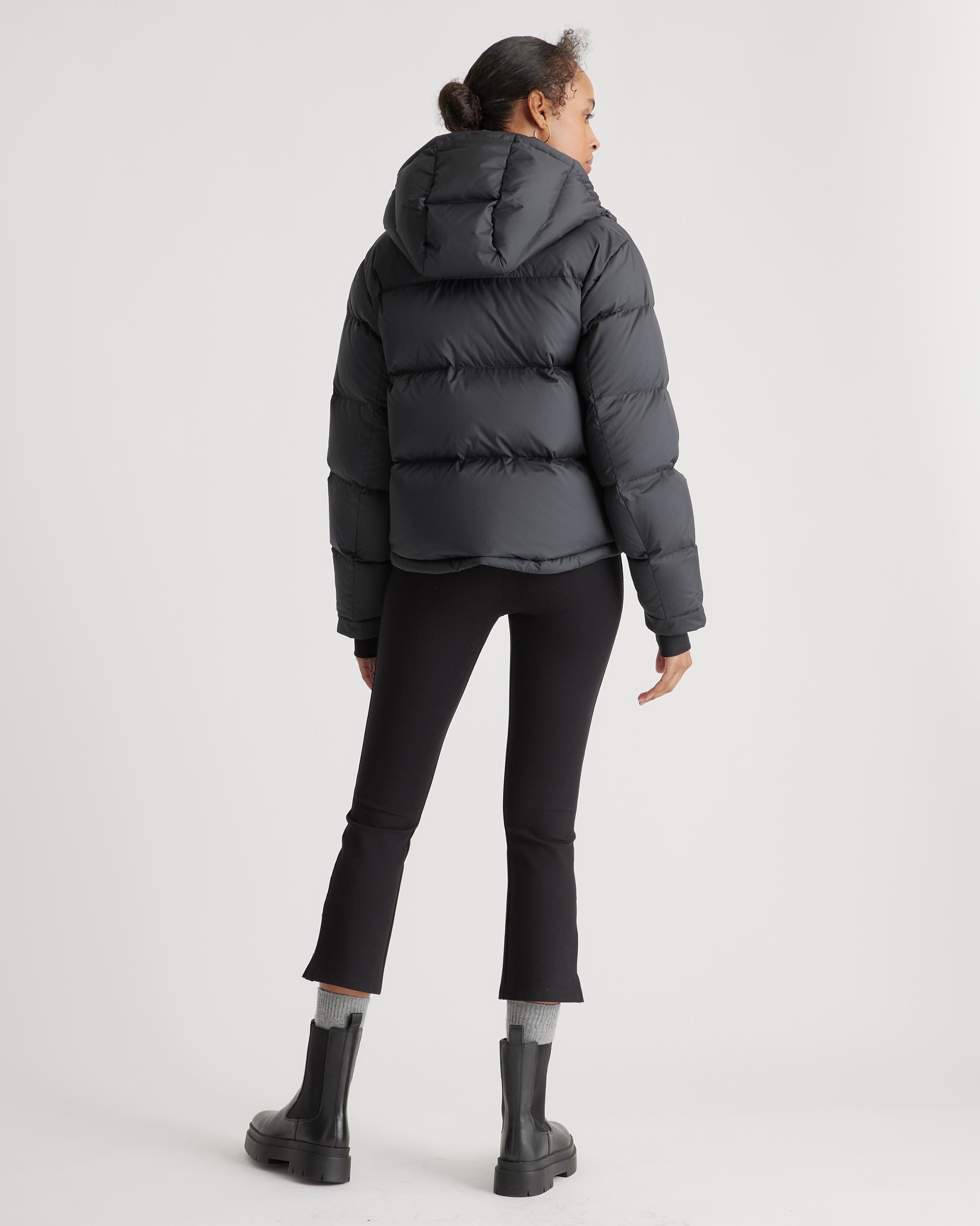 Quince | Women's Responsible Down Cropped Puffer Jacket Size XL, Recycled Polyester Product Image