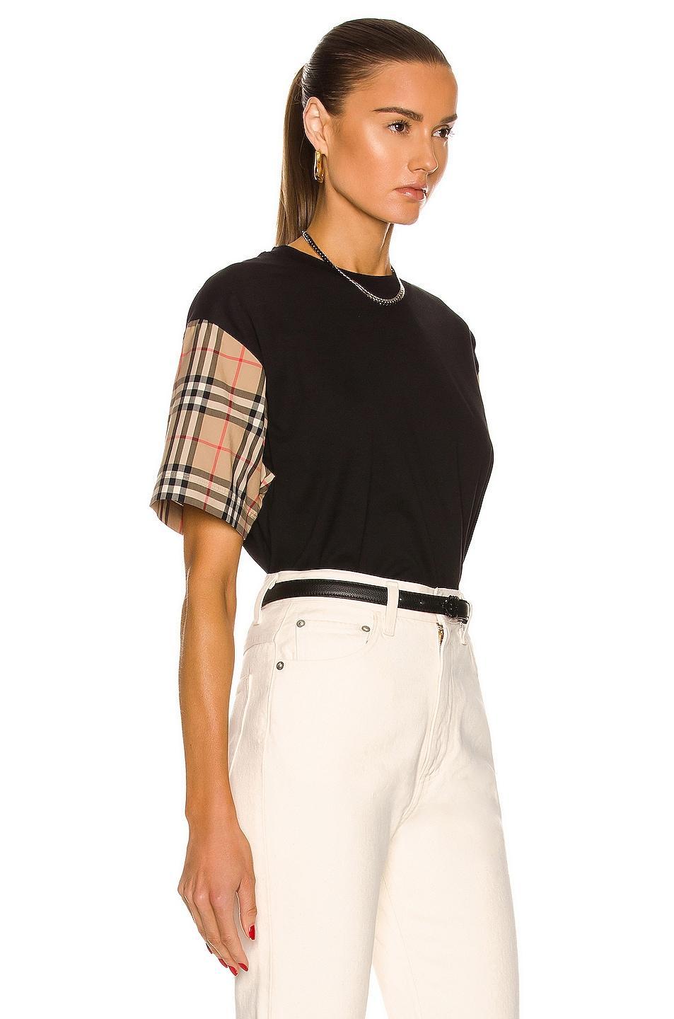 Oversized Vintage Check T-Shirt Product Image