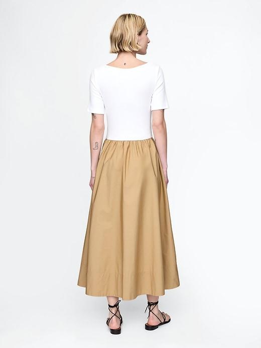 Mixed Media Modern Rib Maxi Dress Product Image