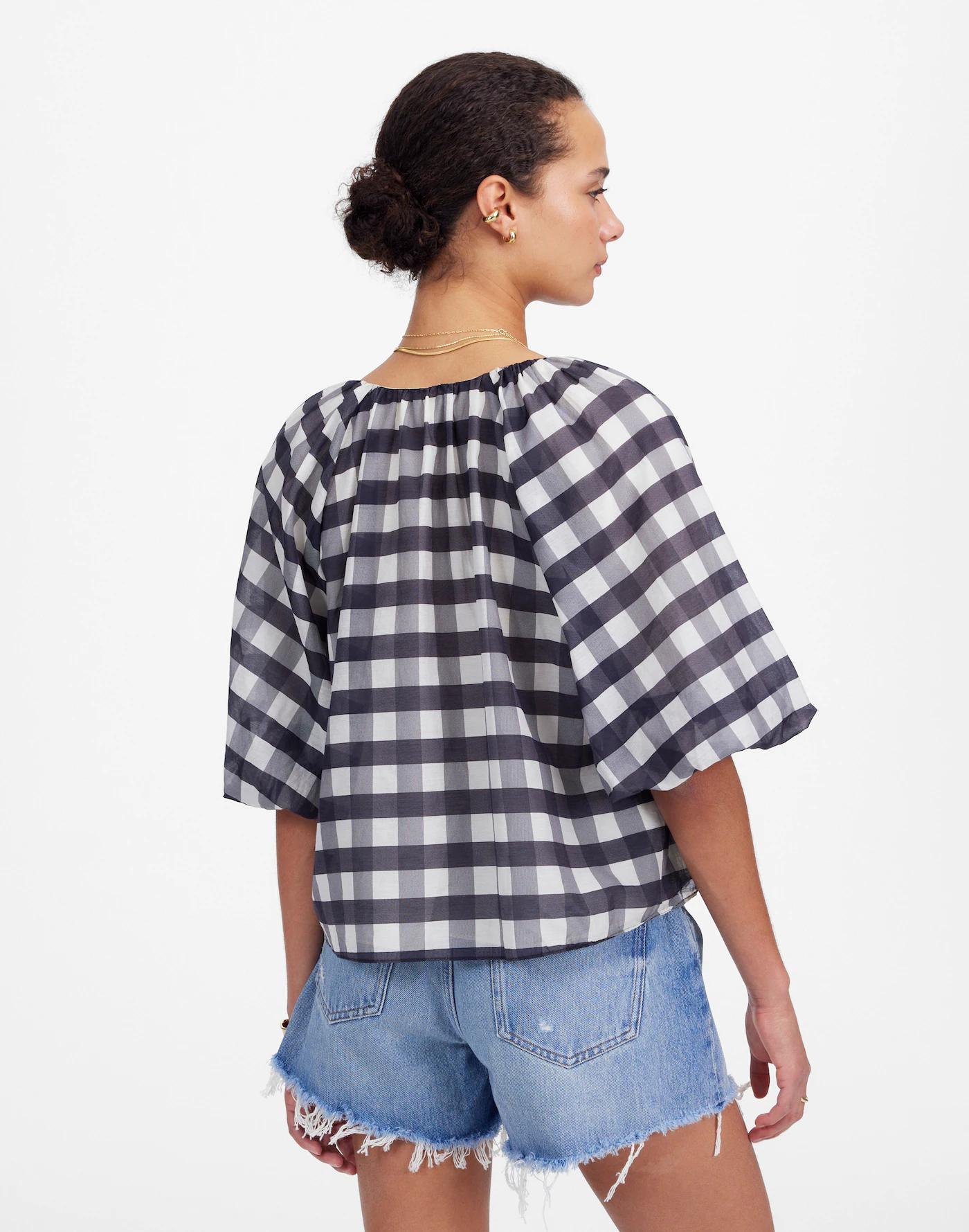 Bubble-Sleeve Top Product Image