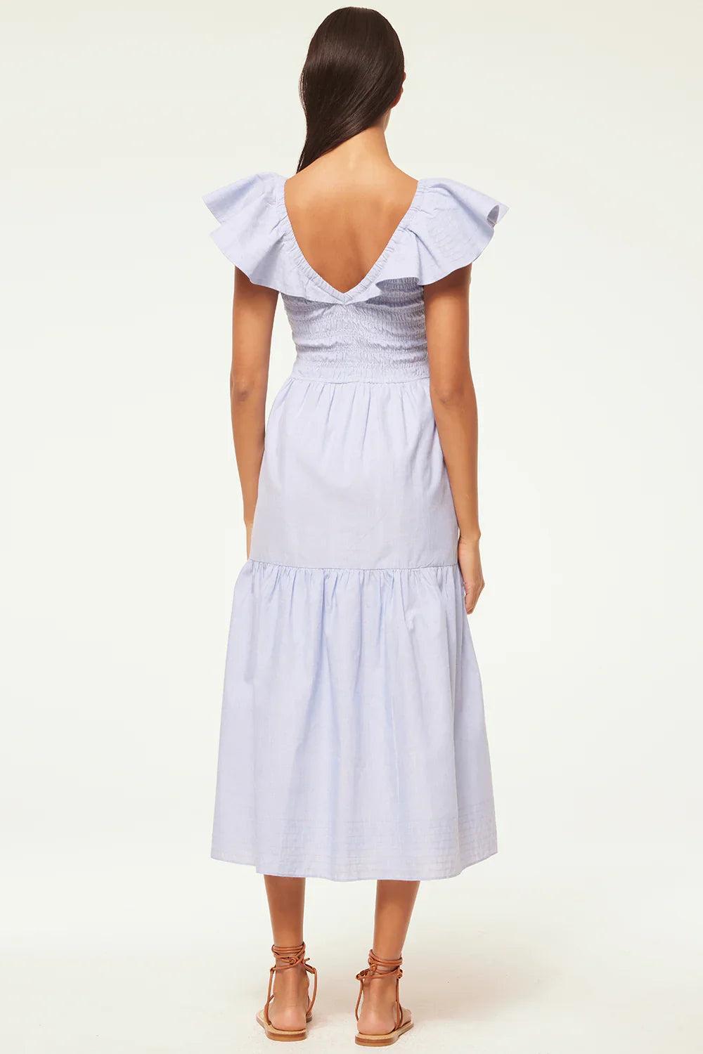 Leonora Dress Cotton Trapunto Product Image