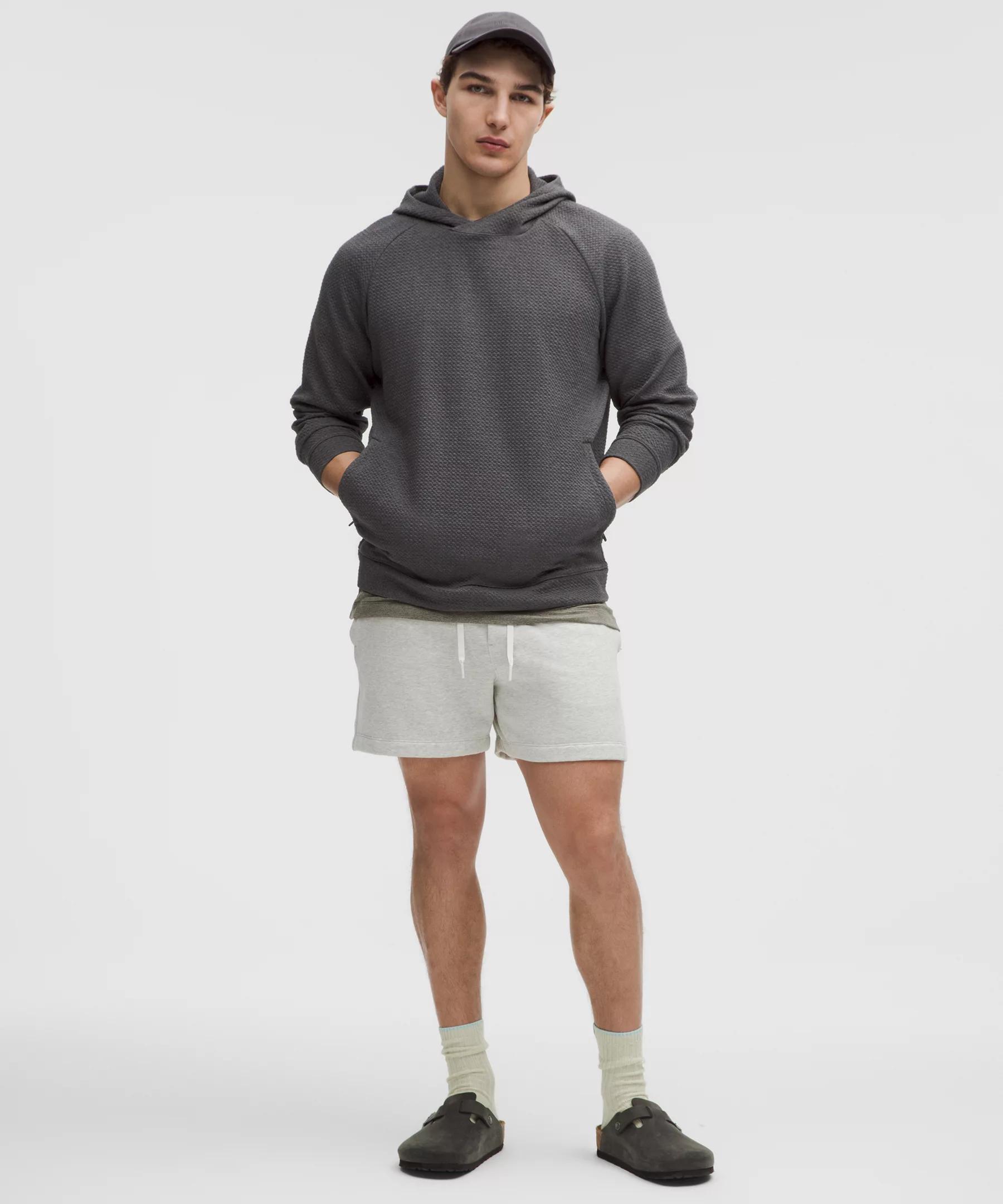 Textured Double-Knit Cotton Hoodie Product Image