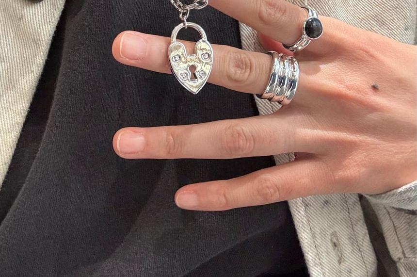 Heart Padlock Necklace Product Image
