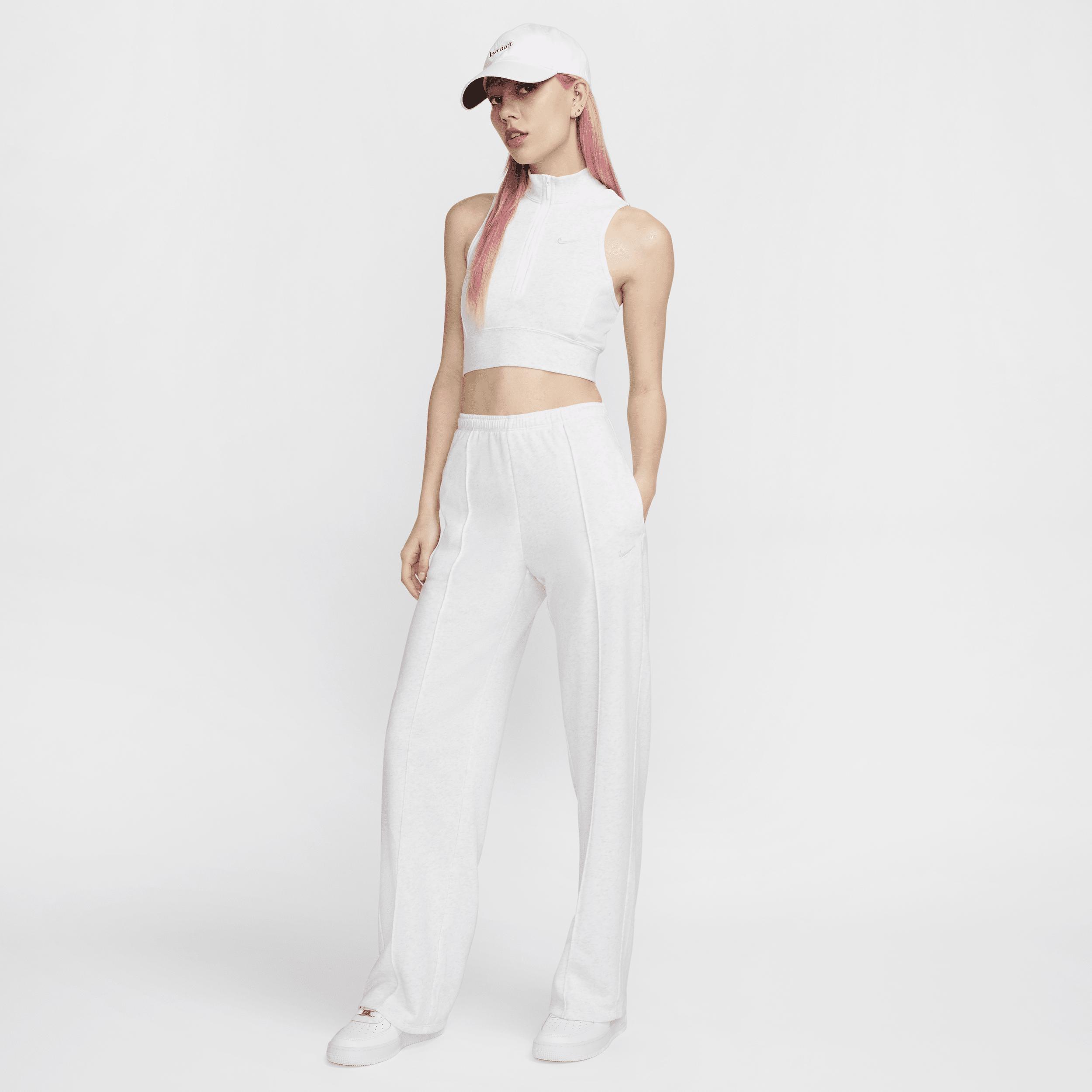 Women's Nike Sportswear French Terry Mid-Rise Sweatpants, Size: XXL, Birch Grey Product Image