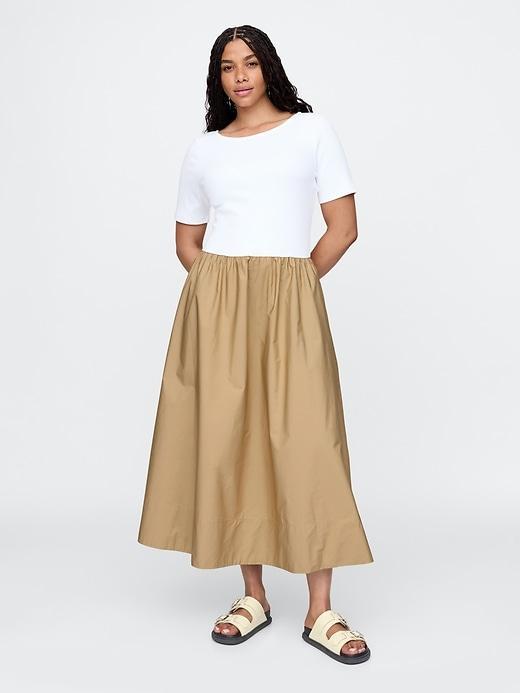 Mixed Media Modern Rib Maxi Dress Product Image