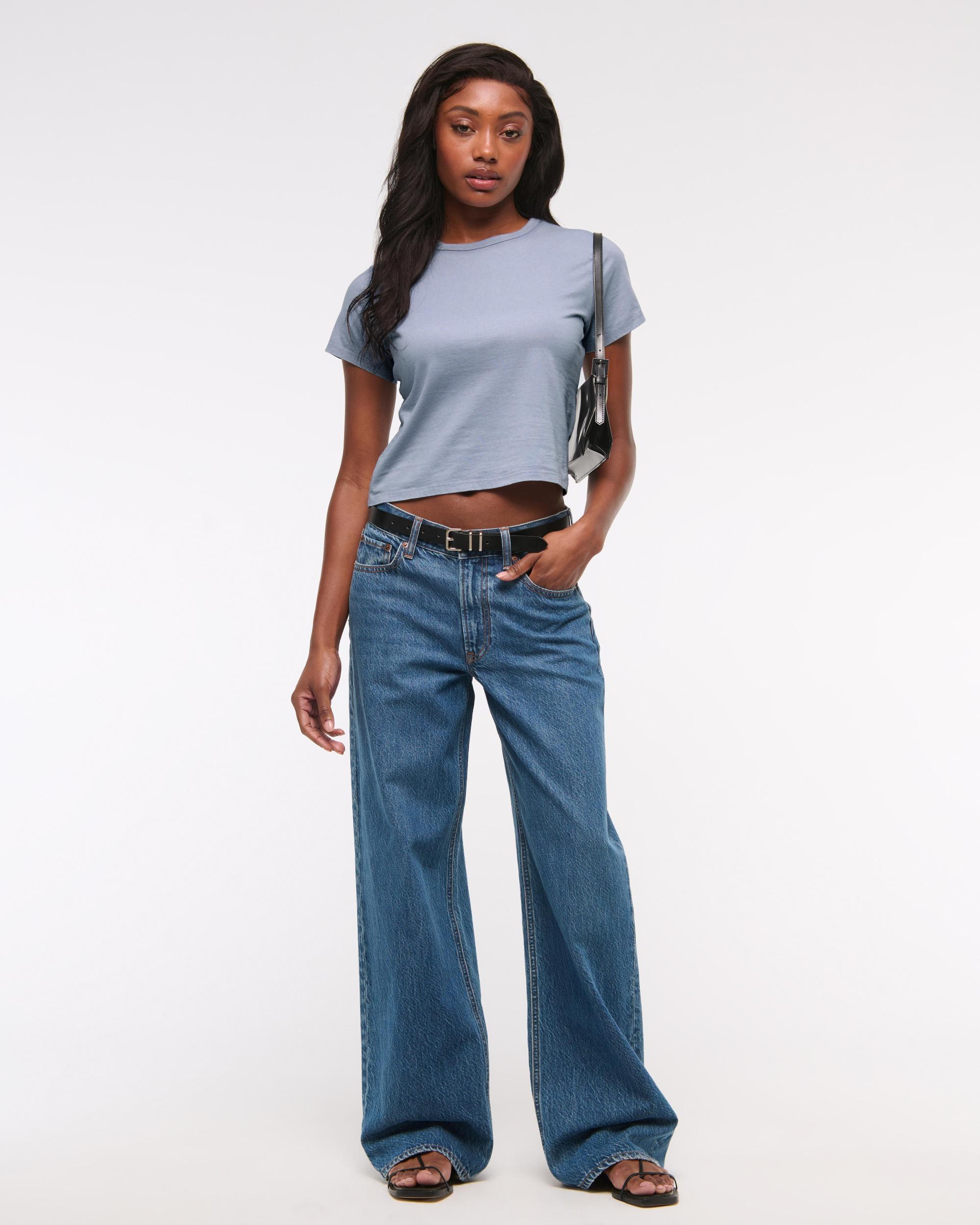 Essential Polished Body-Skimming Tee Product Image