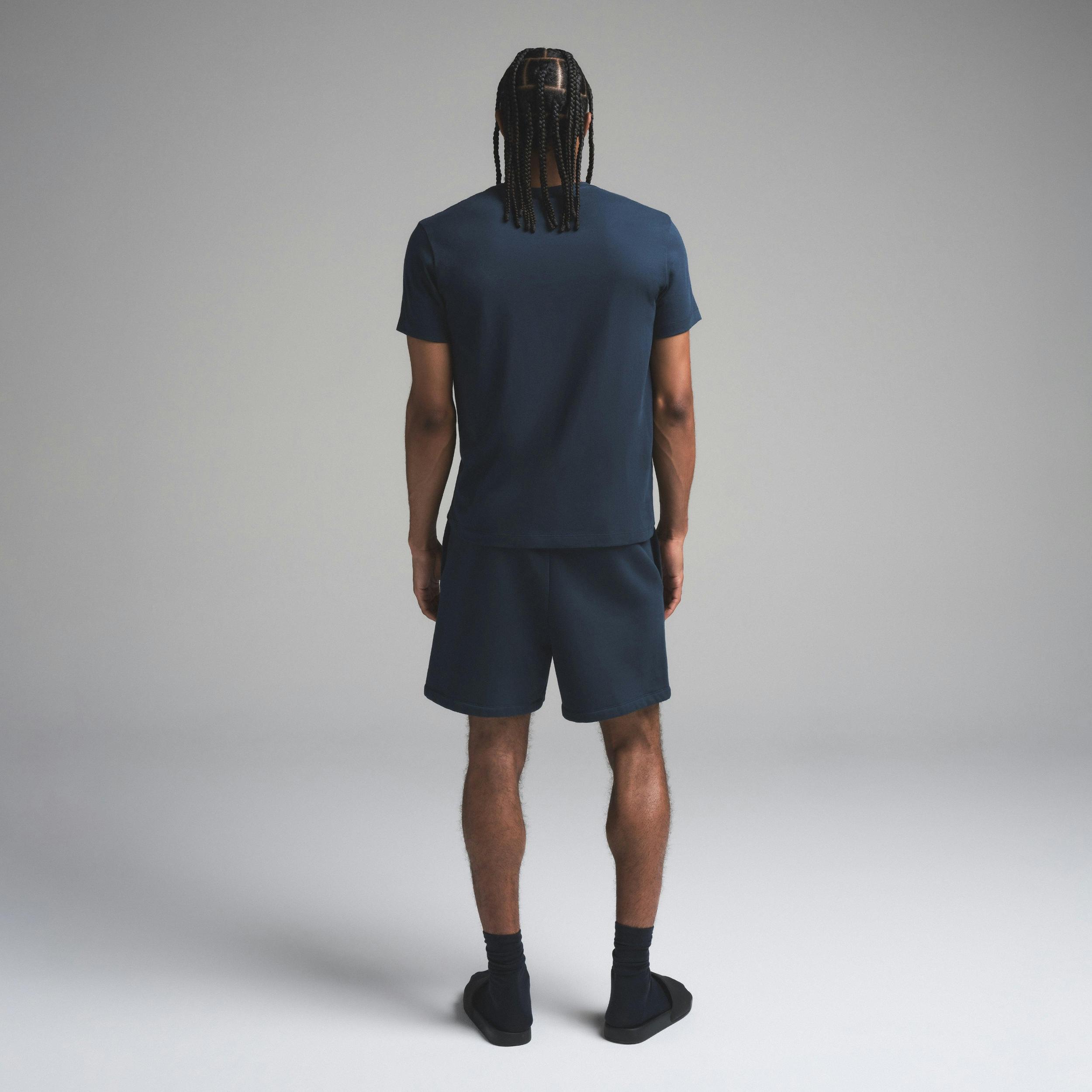 SKIMS COTTON MENS CLASSIC T-SHIRT | NAVY Product Image