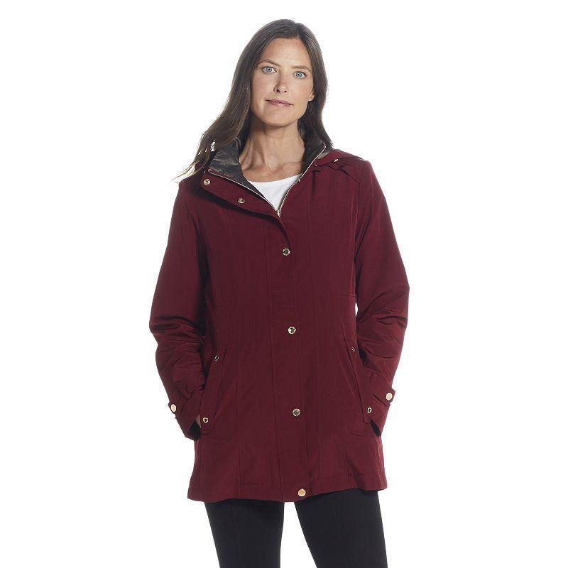 Gallery Womens Hooded Midweight Raincoat Product Image