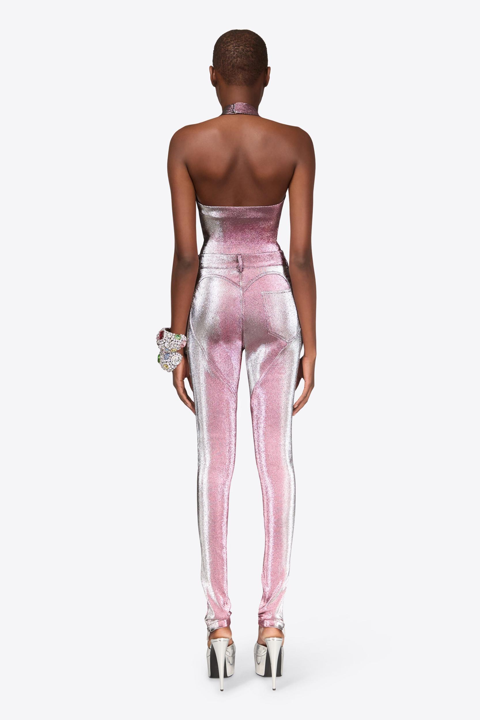 Stretch Lame Rosette Legging Product Image