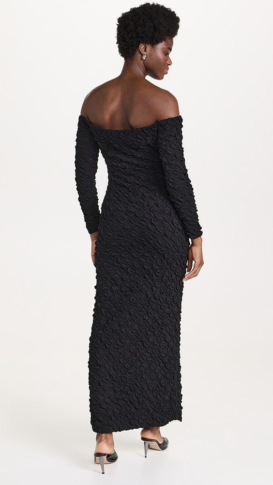 Dur Doux Maxi Diamond Front Puckered Knit Dress | Shopbop Product Image