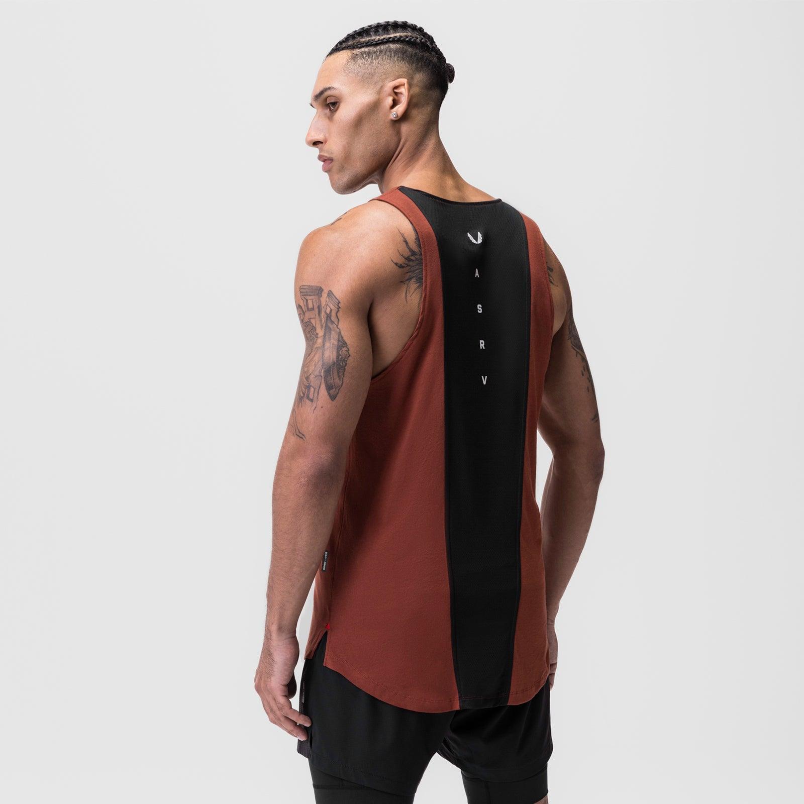 0808. Supima® Vented Tank - Rust Product Image