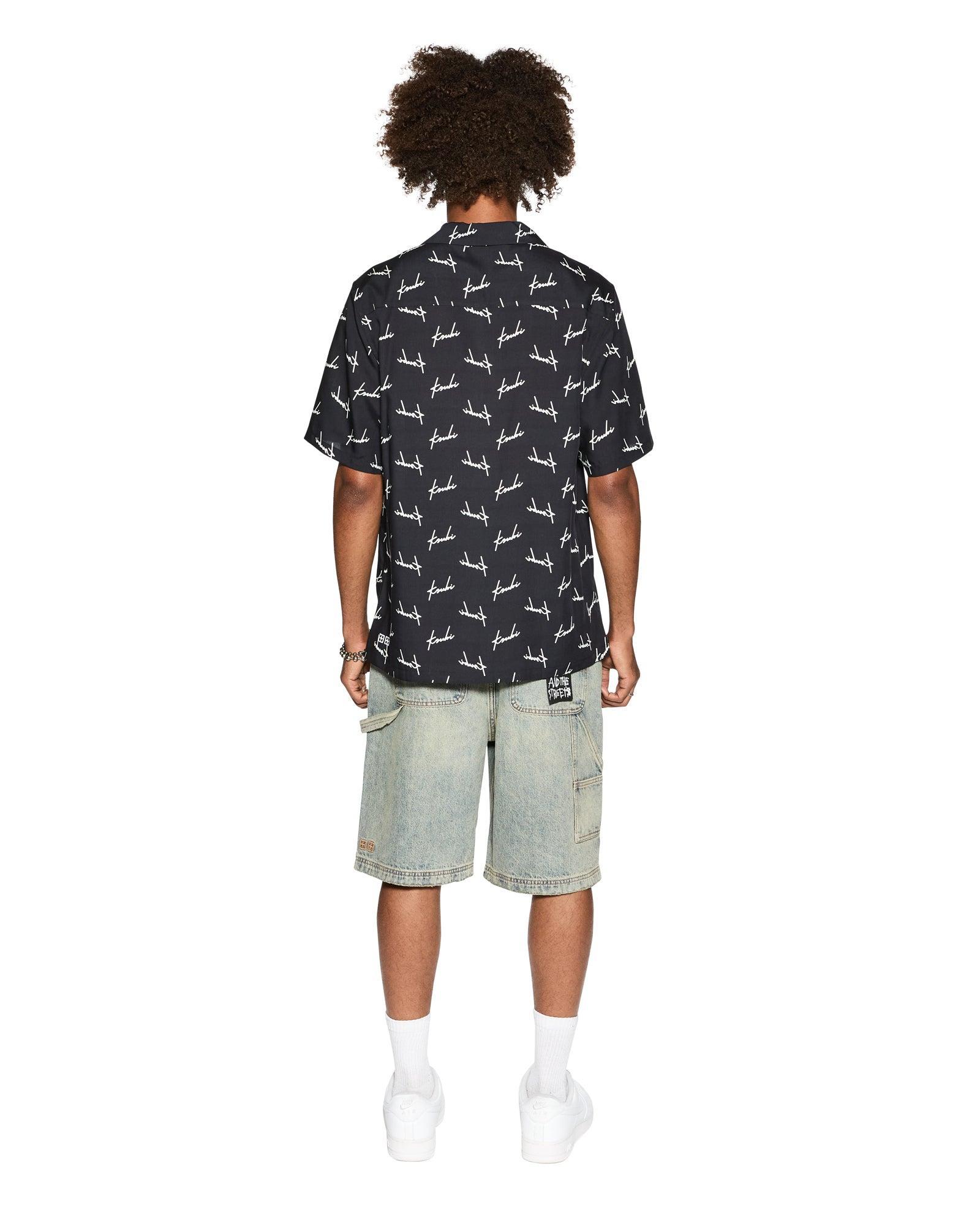 SKRIPT RESORT SS SHIRT BLACK Male Product Image