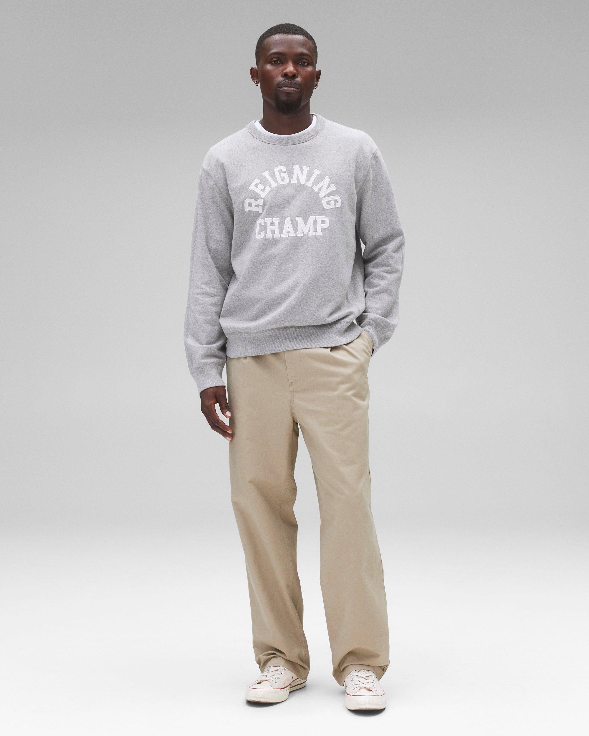 Midweight Terry Arch Logo Standard Crewneck Male Product Image