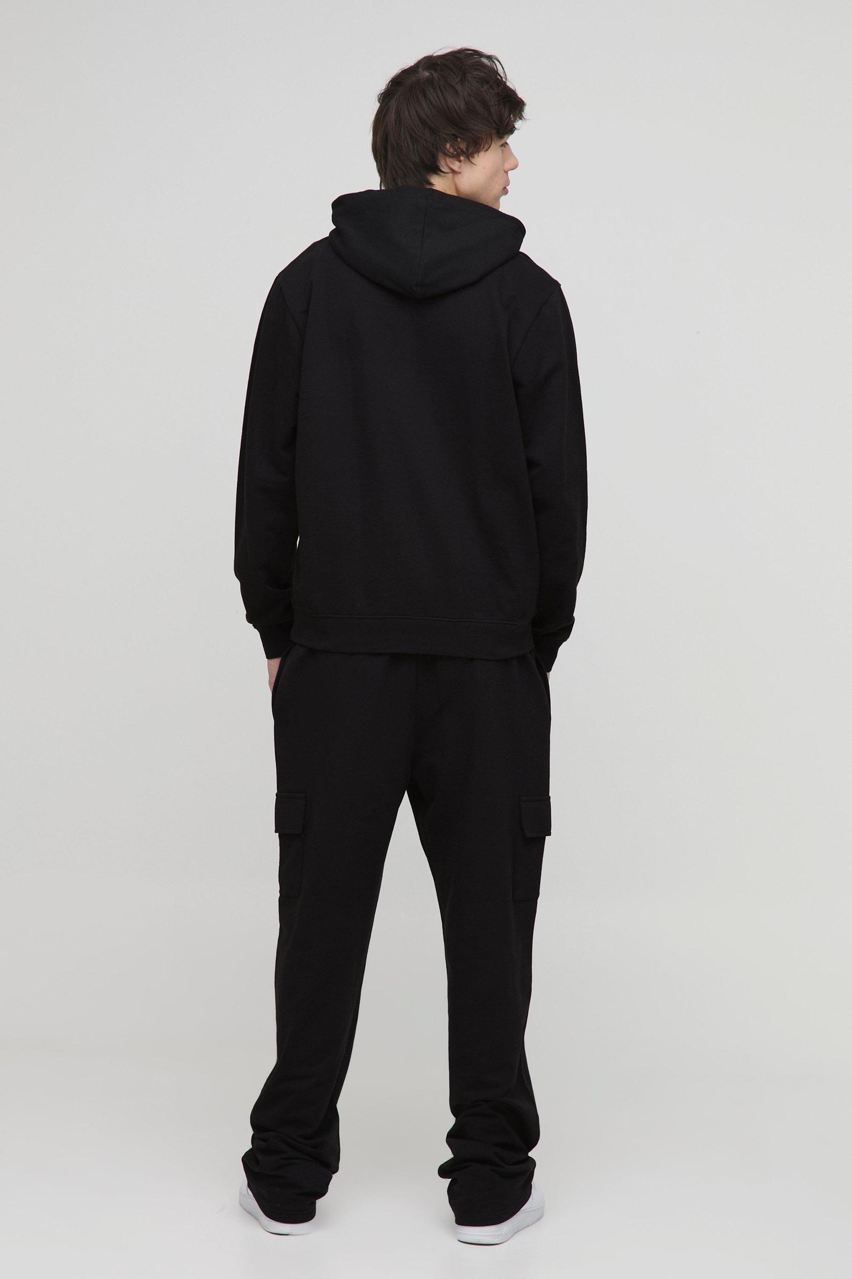 Tall Lightweight Relaxed Fit Cargo Sweatpants | boohooMAN USA Product Image