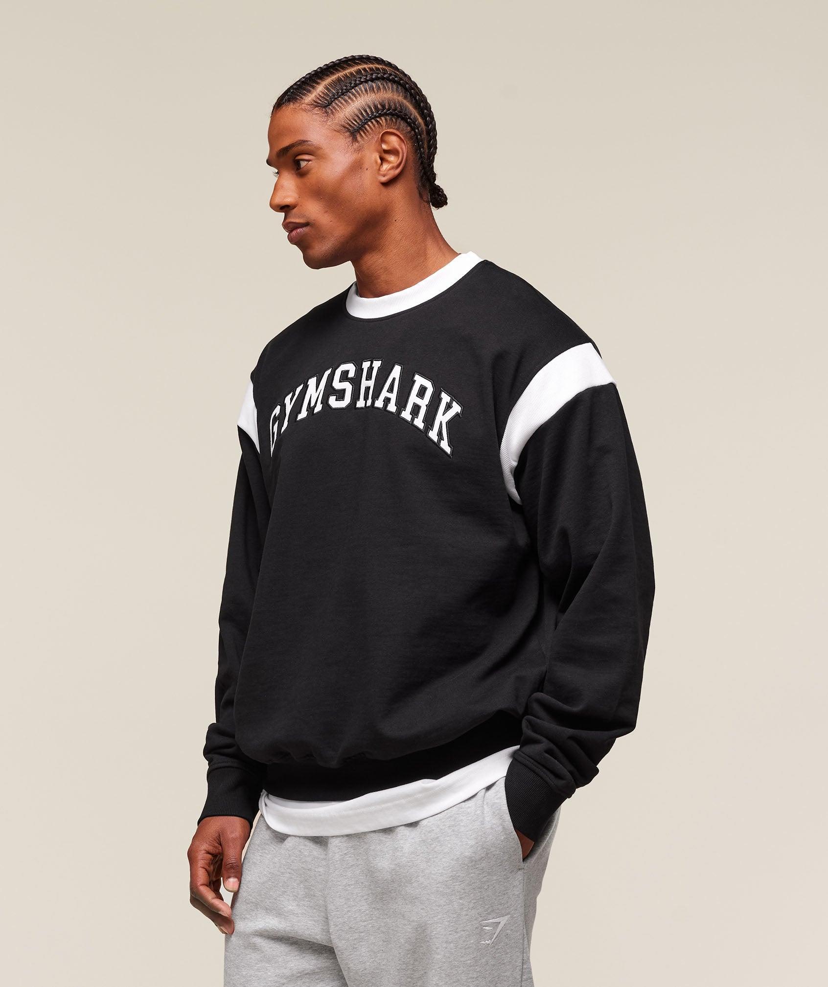 Gymshark GSLC Crew - Black Male Product Image