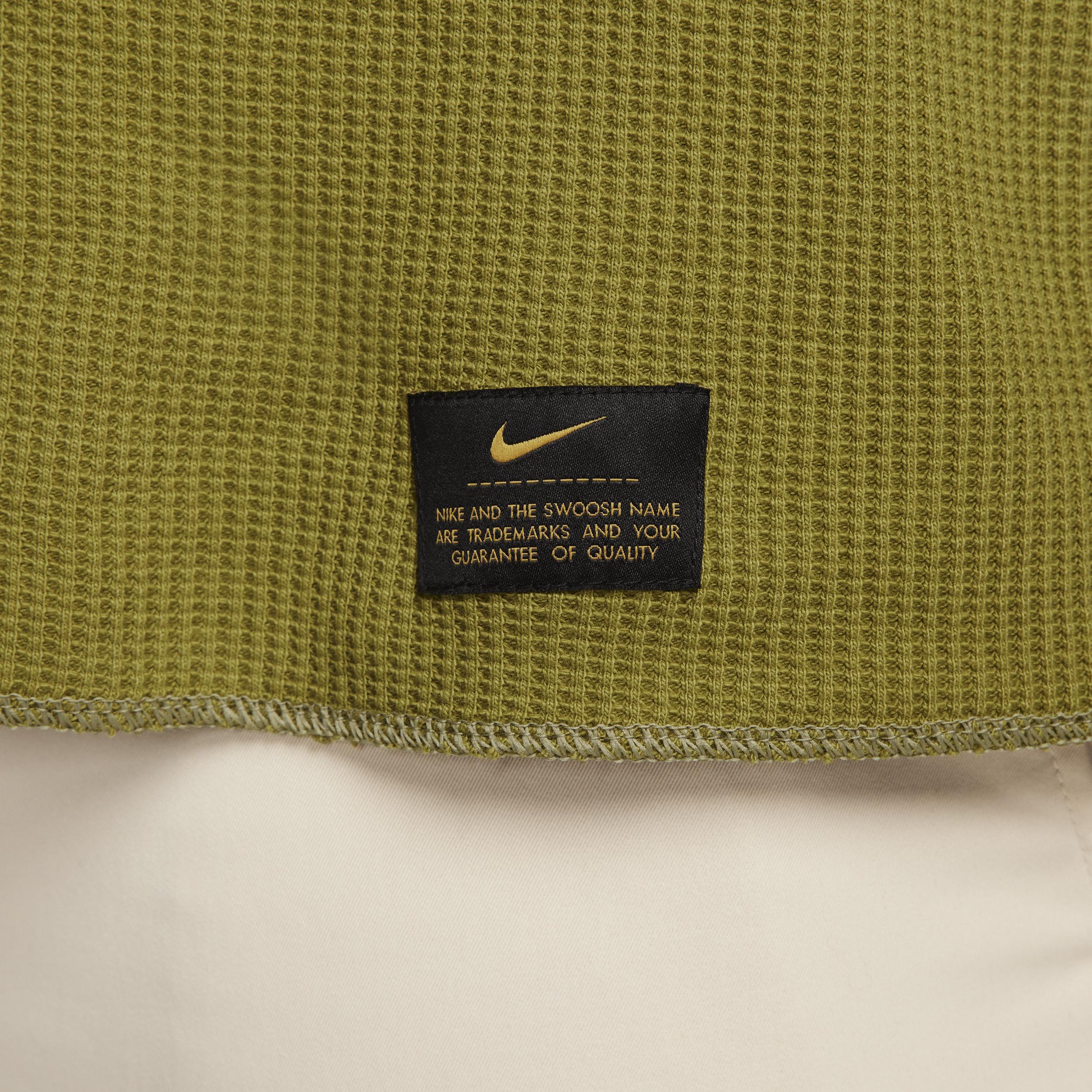 Nike Life Men's Long-Sleeve Heavyweight Waffle Top Product Image