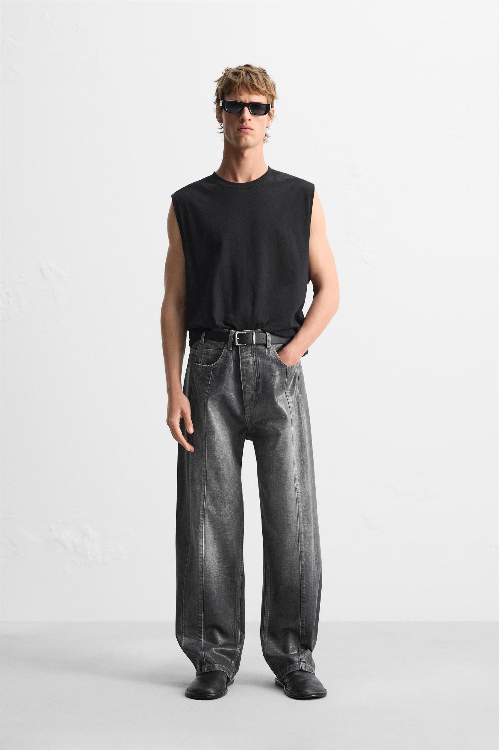 WAXED EFFECT JEANS LIMITED EDITION Product Image