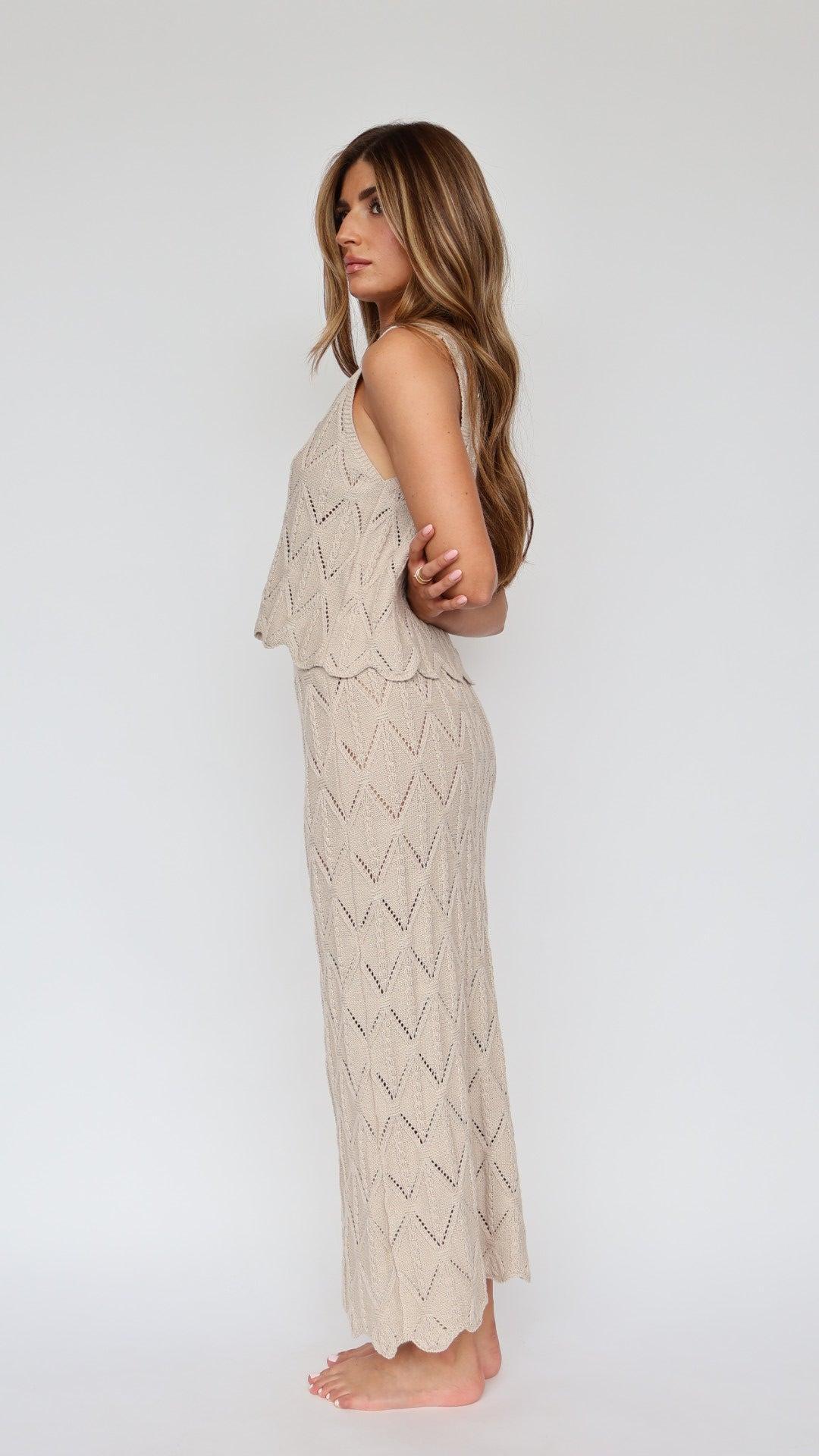 Scallop Knit Top Product Image