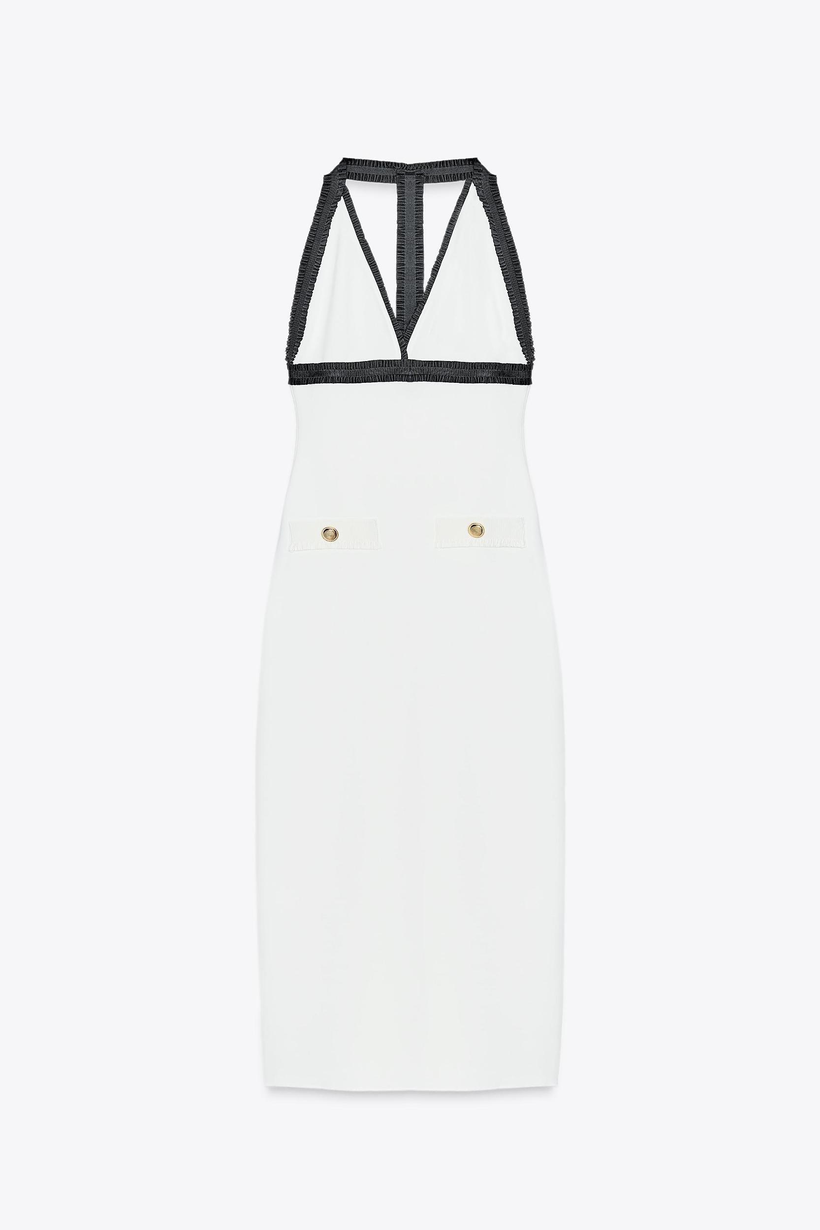 HALTER STRETCH CONTOURING DRESS Product Image