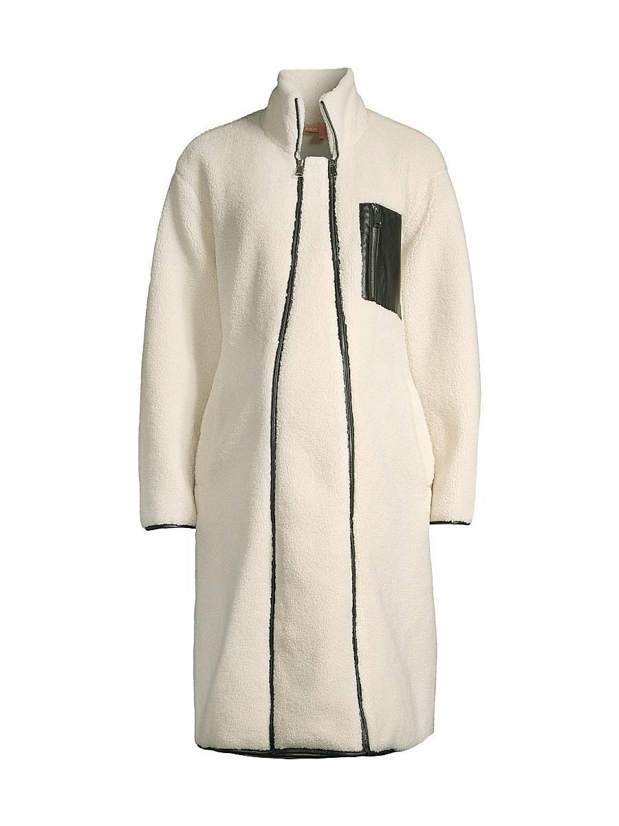 Nom Maternity Teddi Zip Coat Product Image