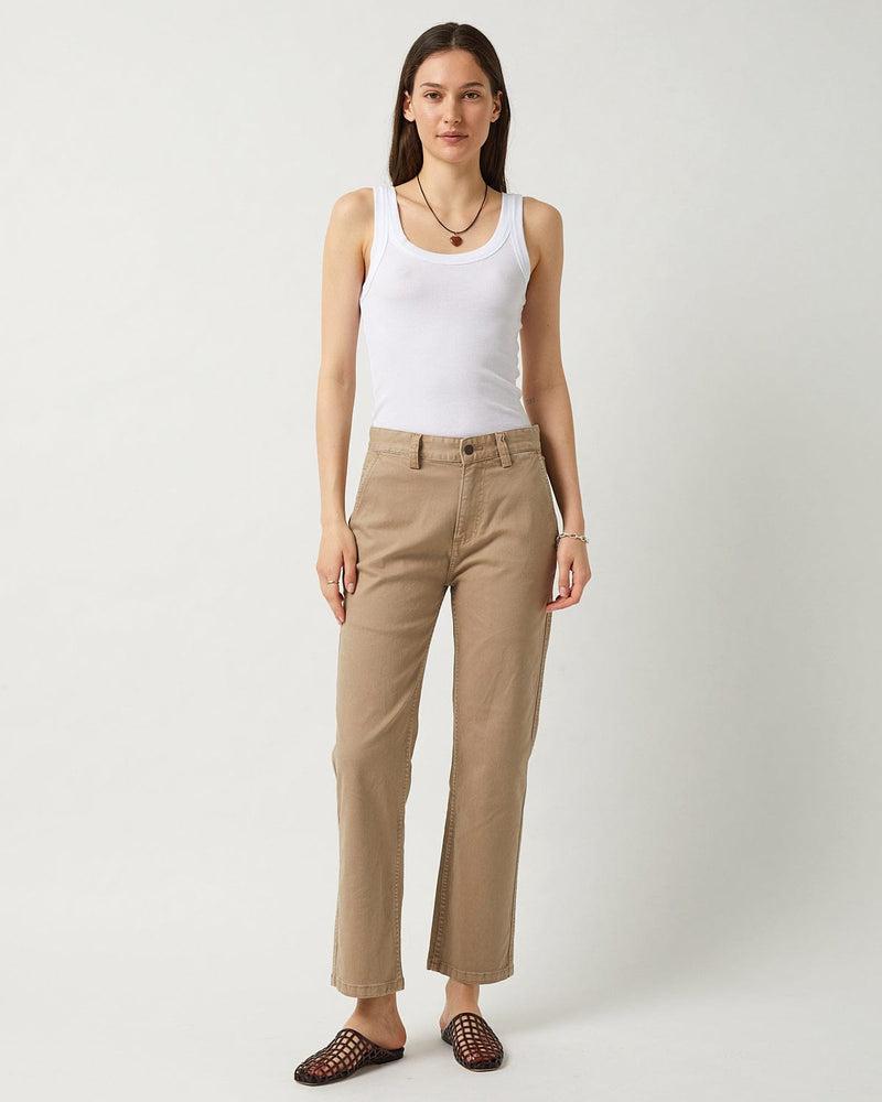 Heavy Twill Trouser - Khaki Product Image