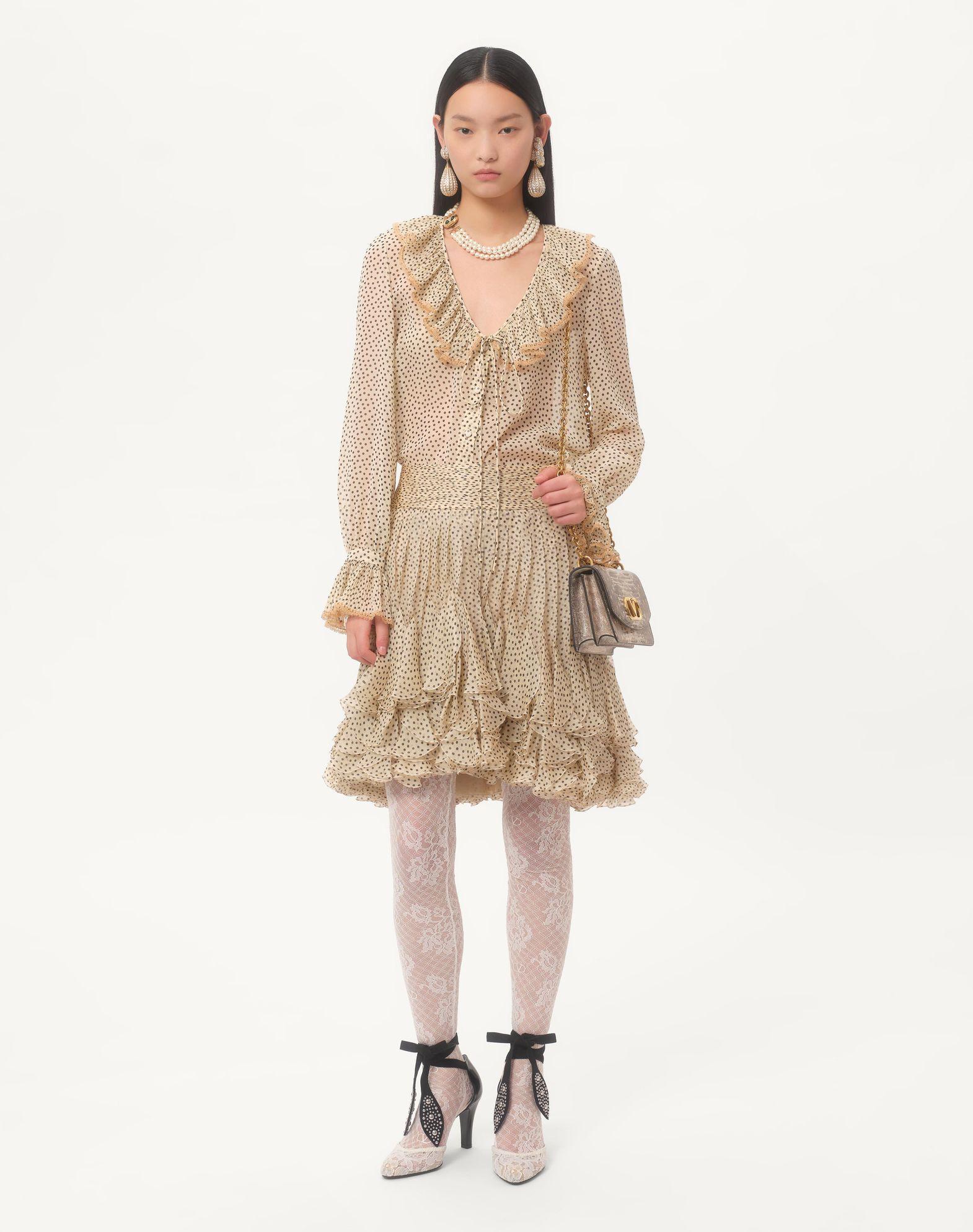 Light Georgette Shirt With Plusdepois Print Product Image