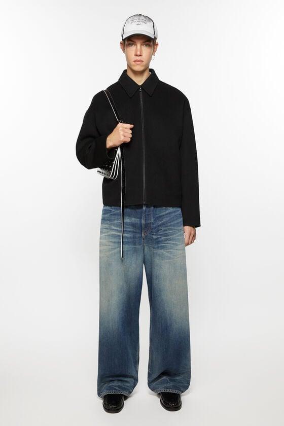 Wool zipper jacket Product Image