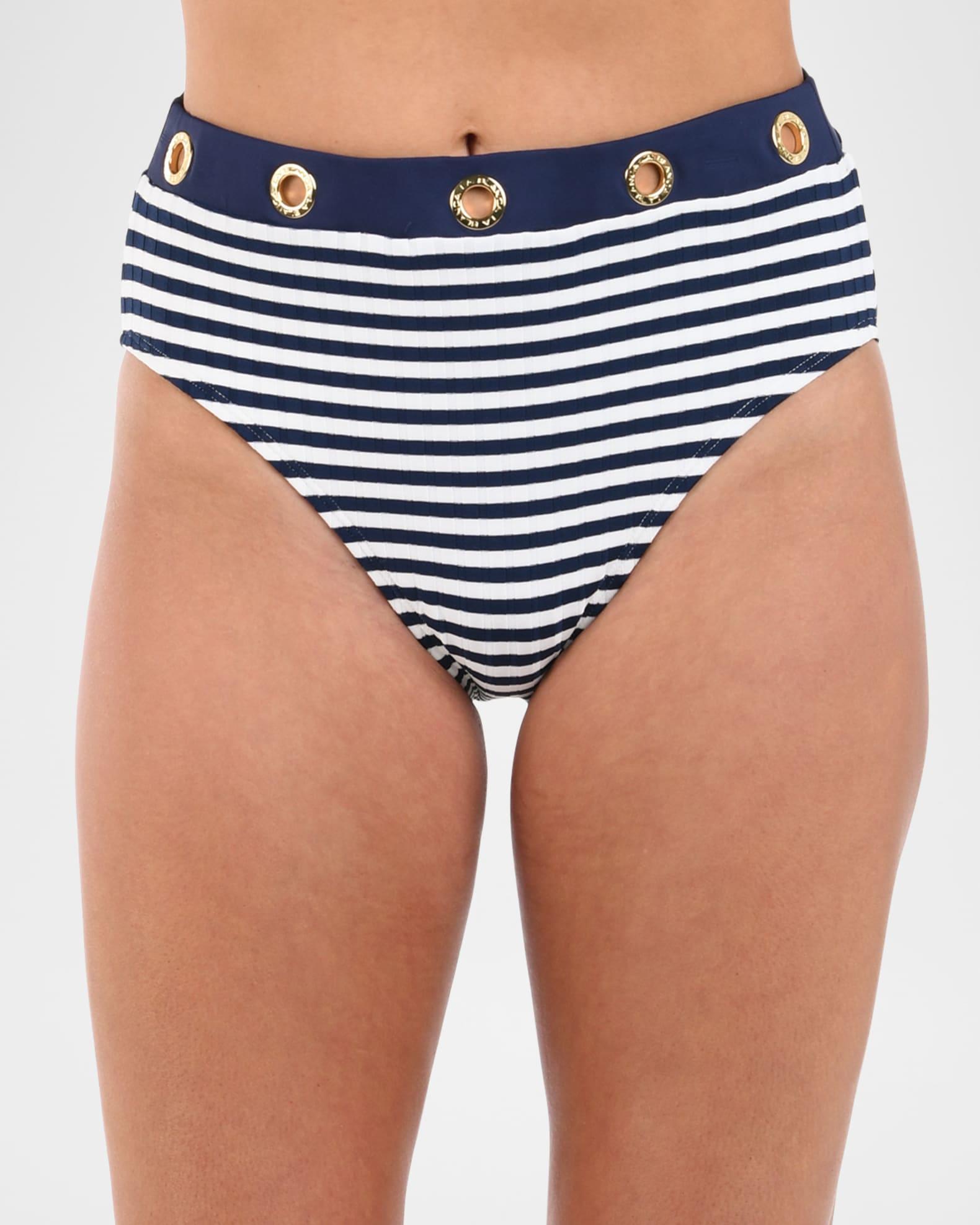 Sail High-Waist Bikini Bottoms  Product Image